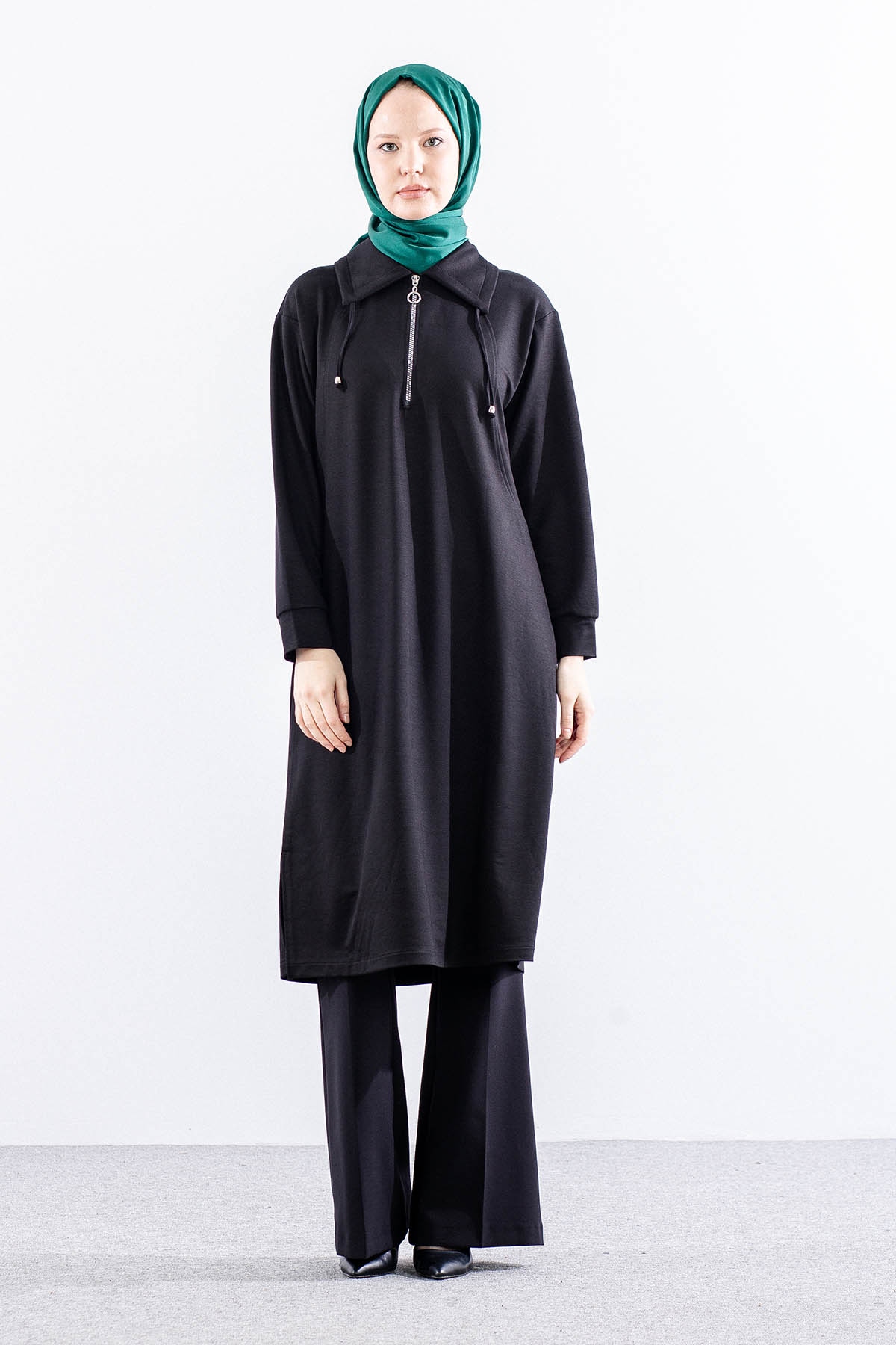 10901-053 Tunik 40-42-44-46 - Siyah - 1