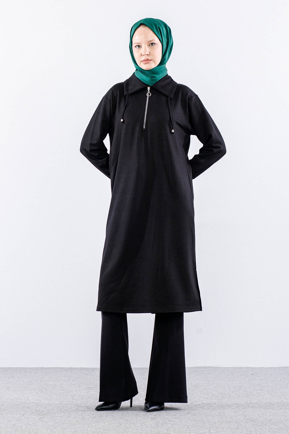 10901-053 Tunik 40-42-44-46 - Siyah - 2