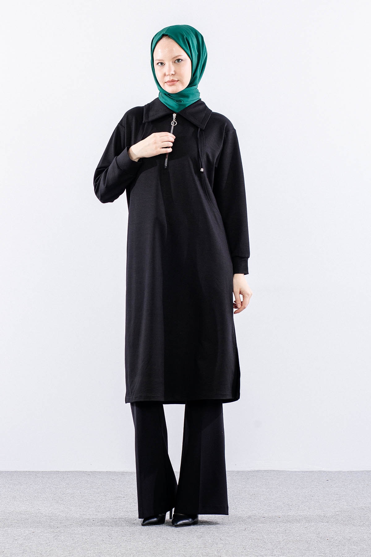 10901-053 Tunik 40-42-44-46 - Siyah - 3