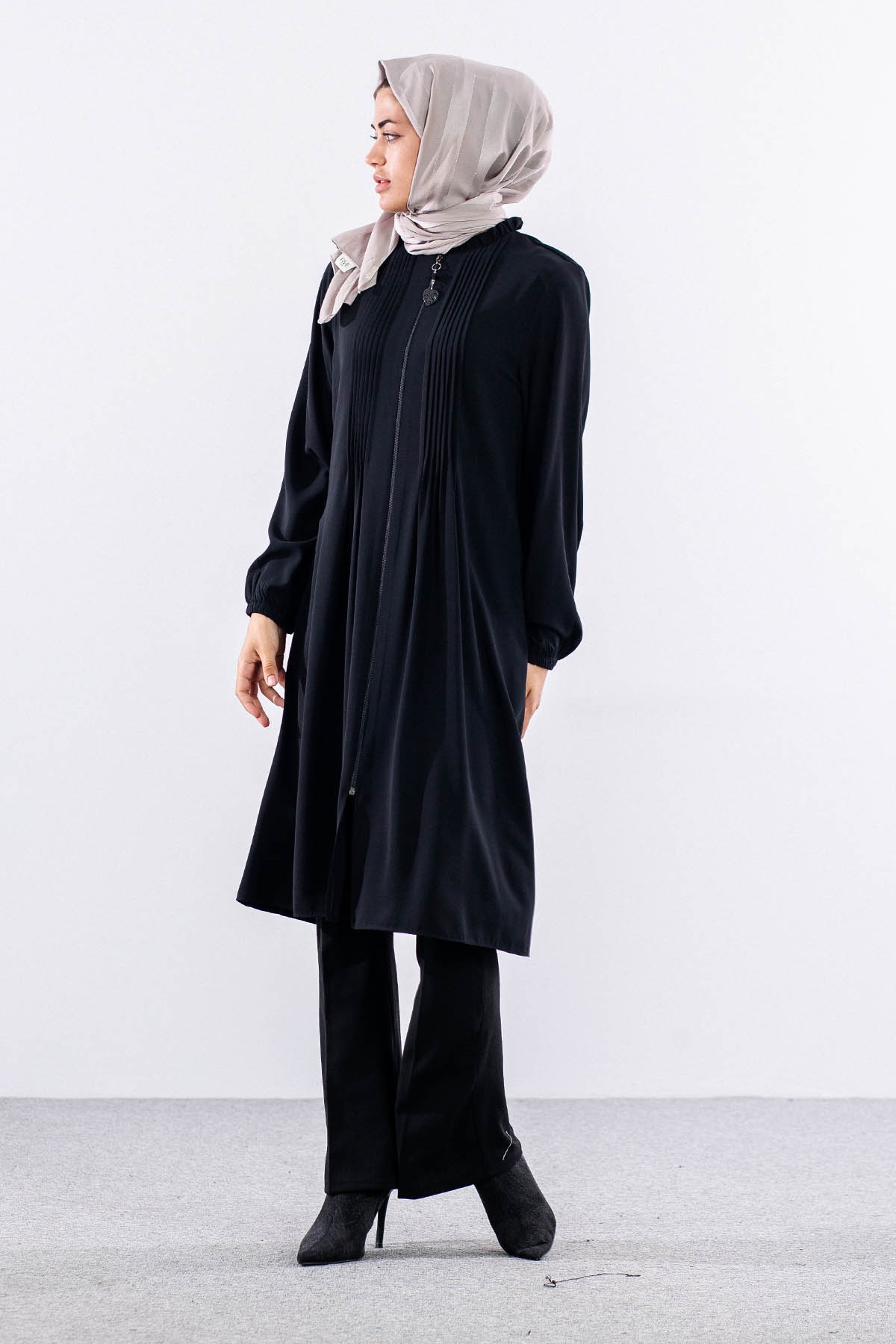 1120 Tunik 44-54 Panama - Siyah - 4