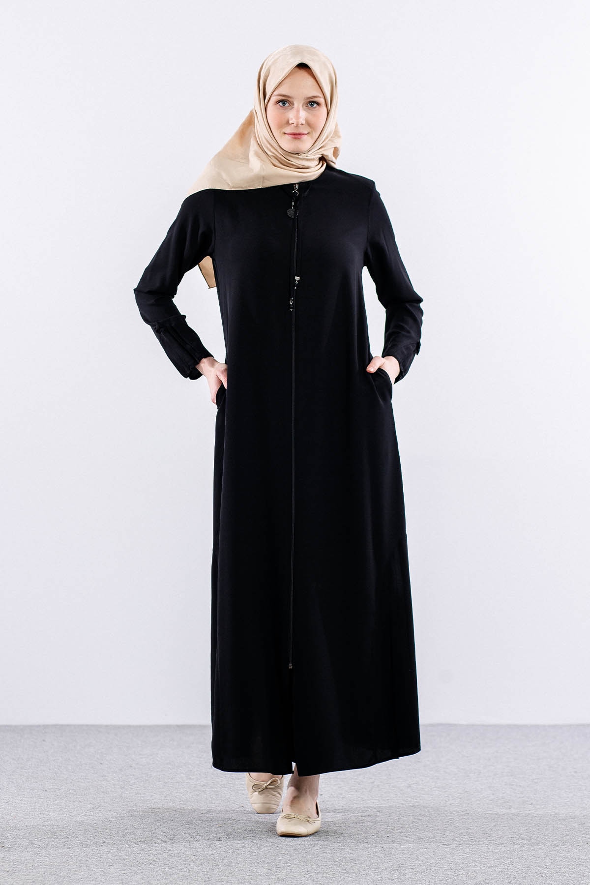 1165 Ferace 40-50 Gülten - Siyah - 1