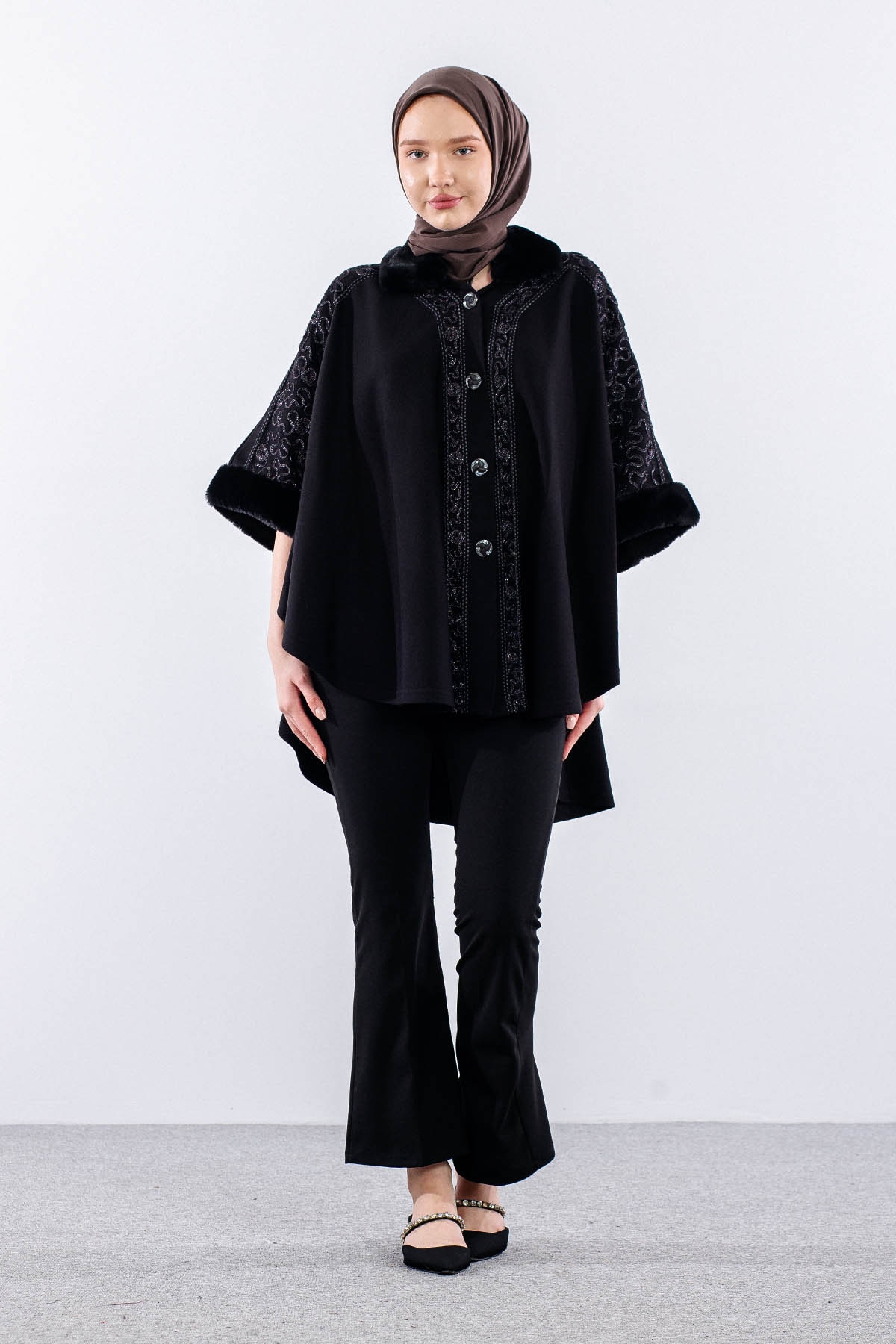 1170 Pelerin Panço L-2xl - Siyah - 1