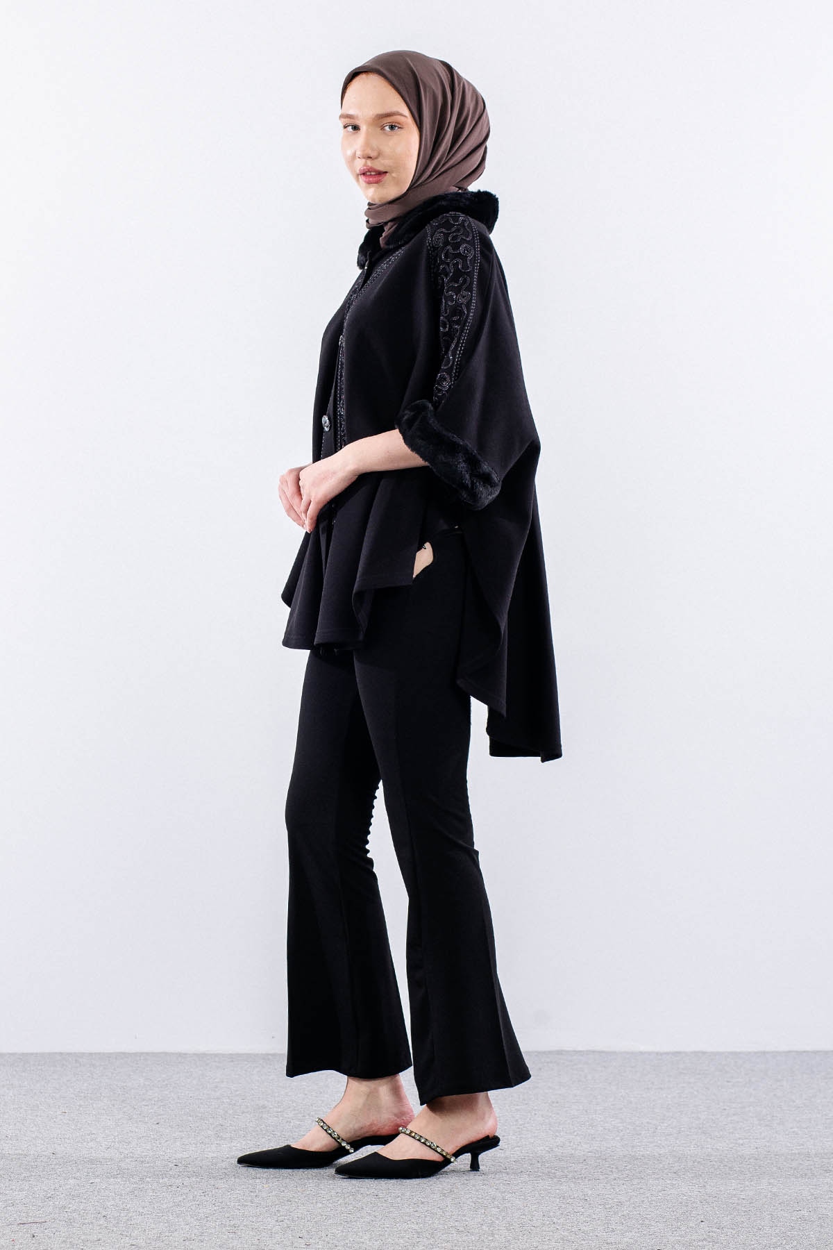 1170 Pelerin Panço L-2xl - Siyah - 2