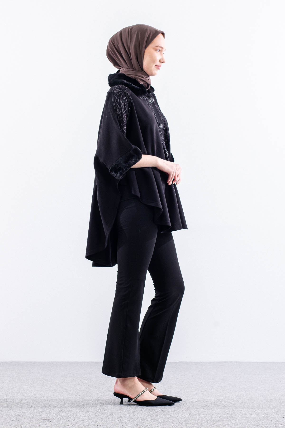 1170 Pelerin Panço L-2xl - Siyah - 3