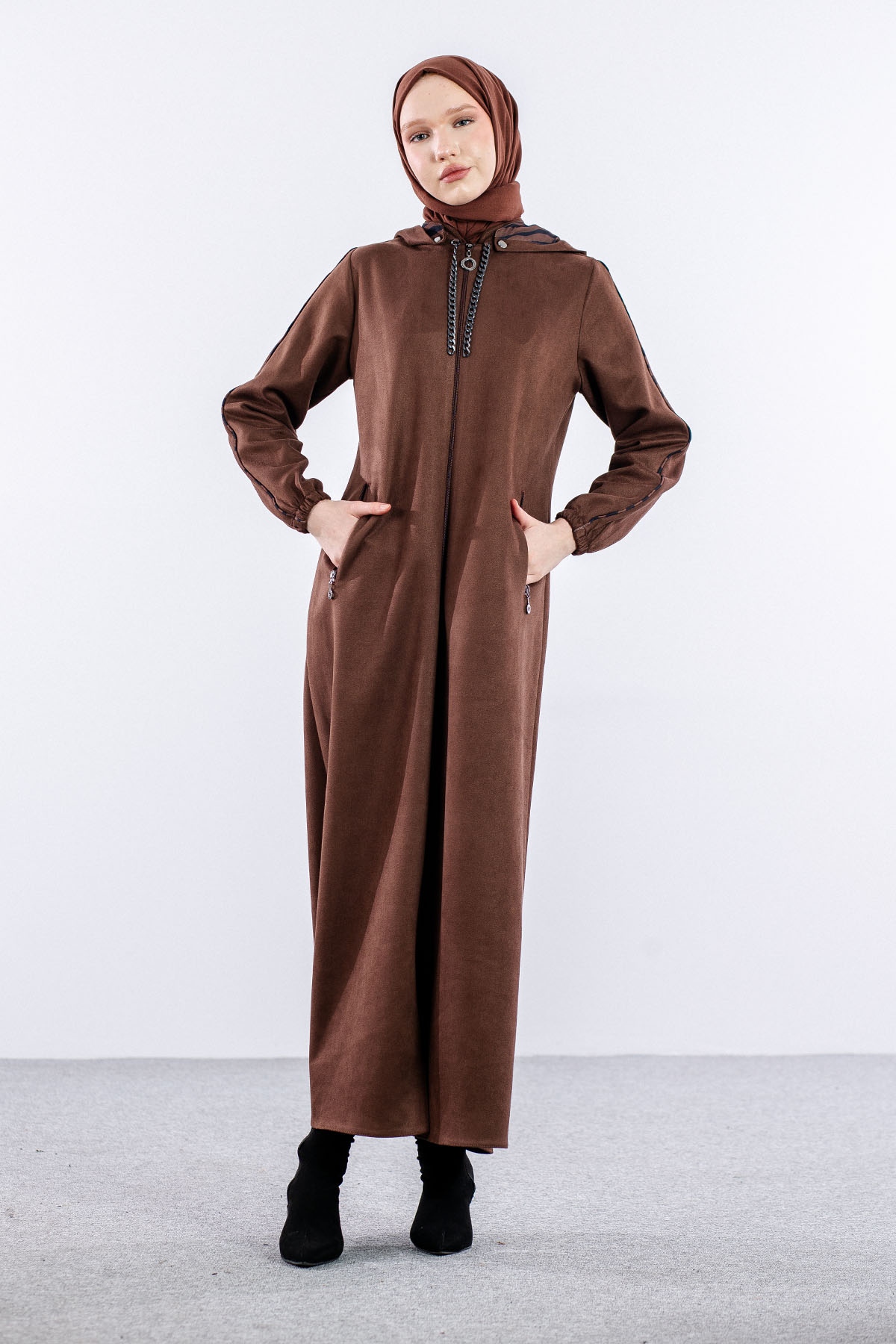 1176 Suet Pardesü 40-50 - Kahve - 1