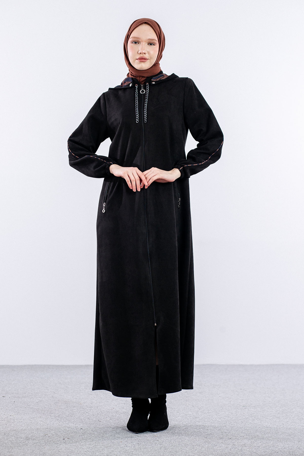 1176 Suet Pardesü 40-50 - Siyah - 1