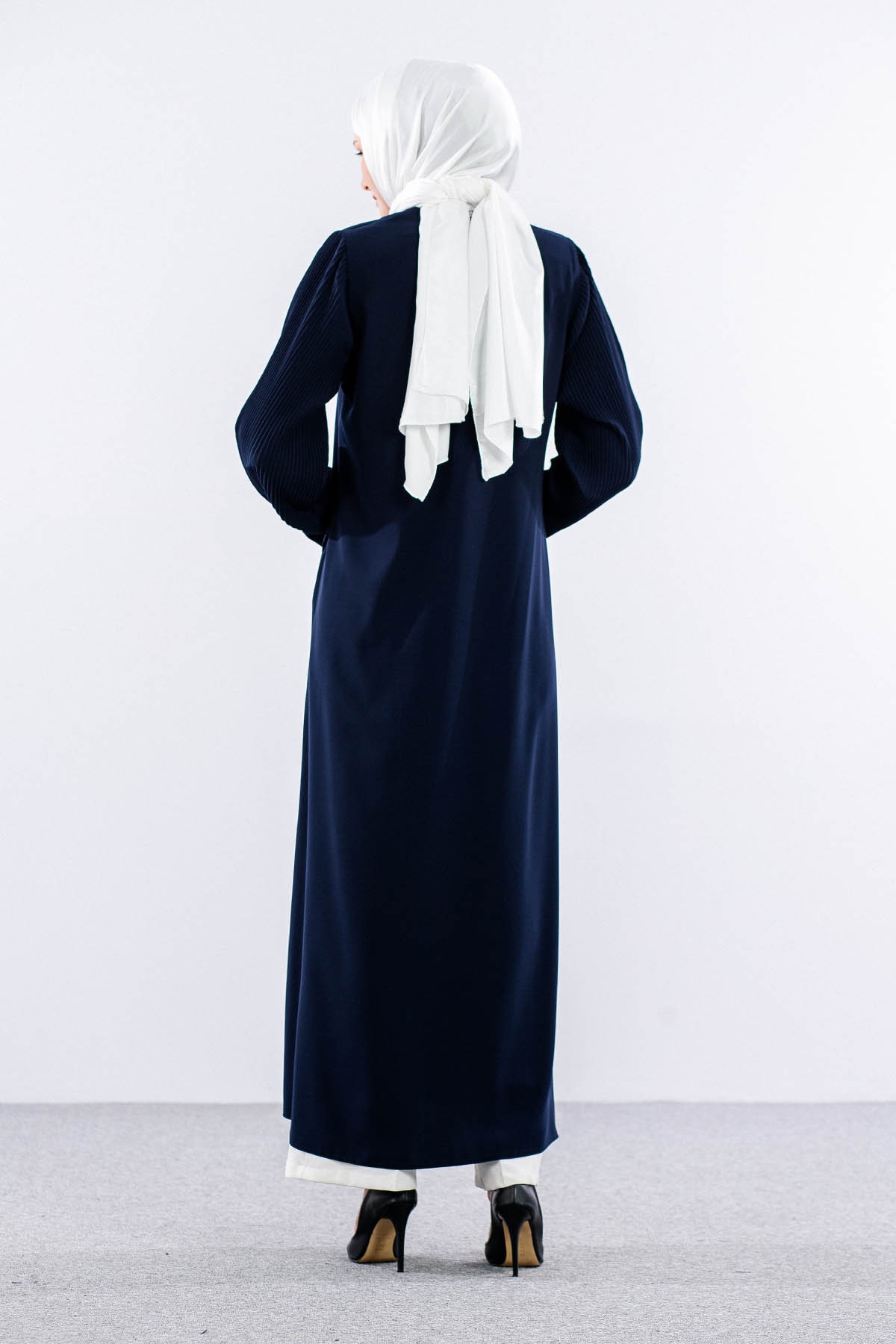 1183 Ferace 44-54 Plise - Lacivert - 4