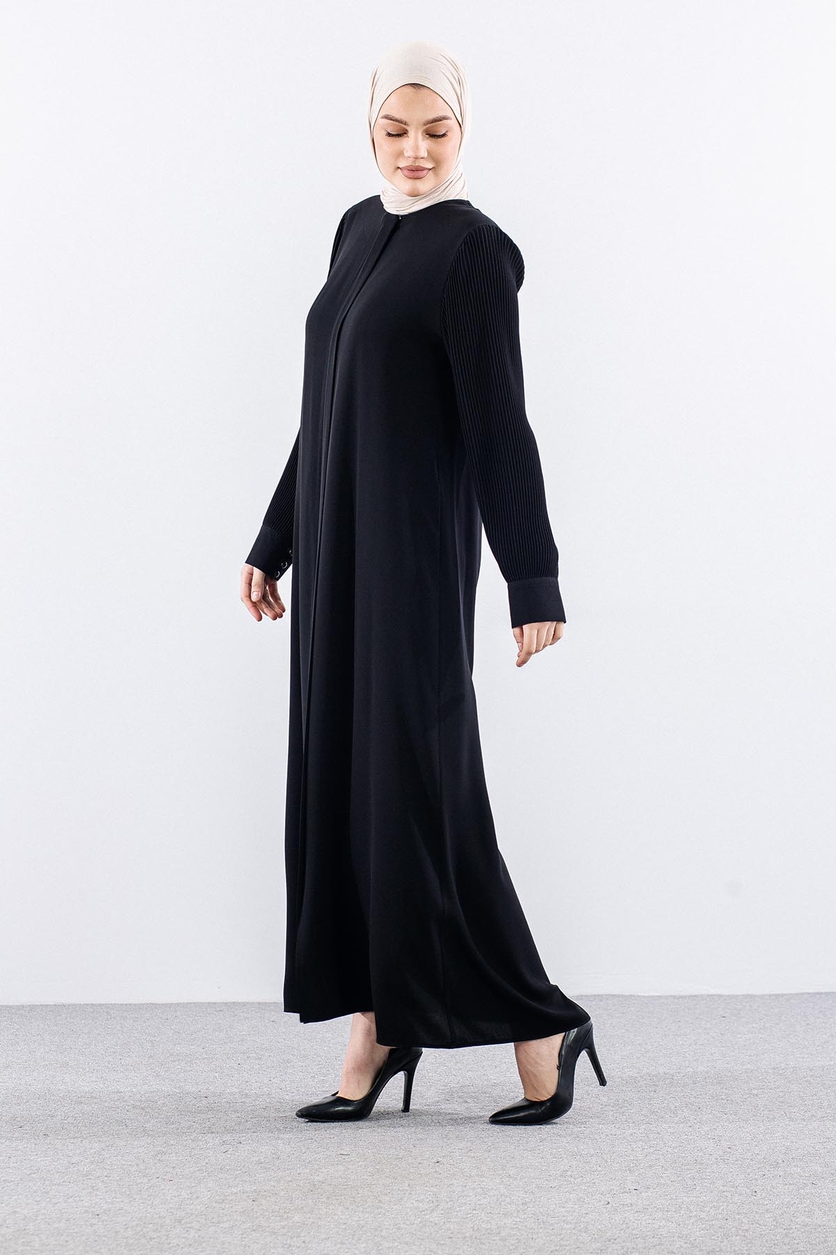 1183 Ferace 44-54 Zeli̇ha - Siyah - 4