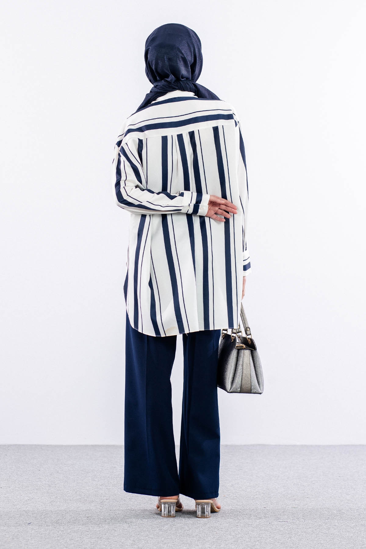 1189 Tunik 38-44 - Ekru_lacivert - 5