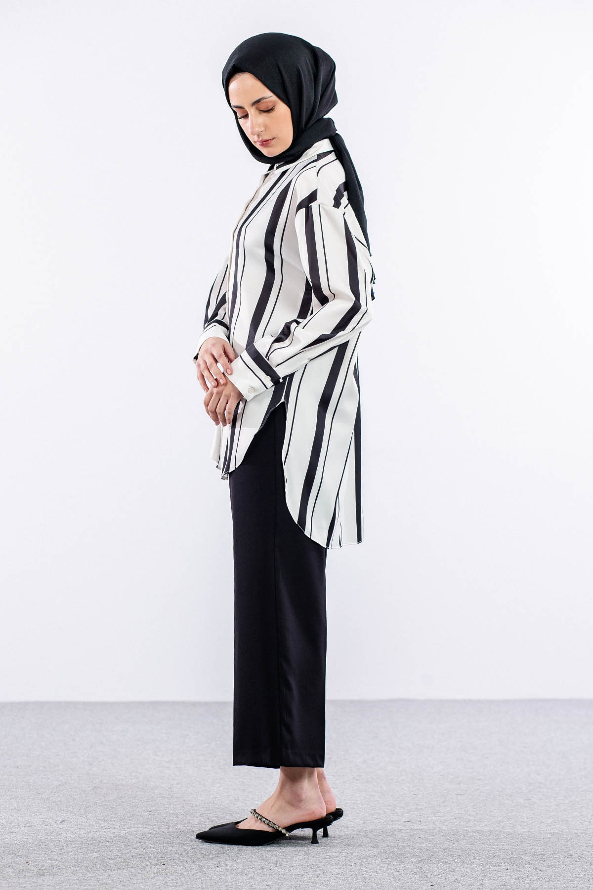 1189 Tunik 38-44 - Ekru_siyah - 4