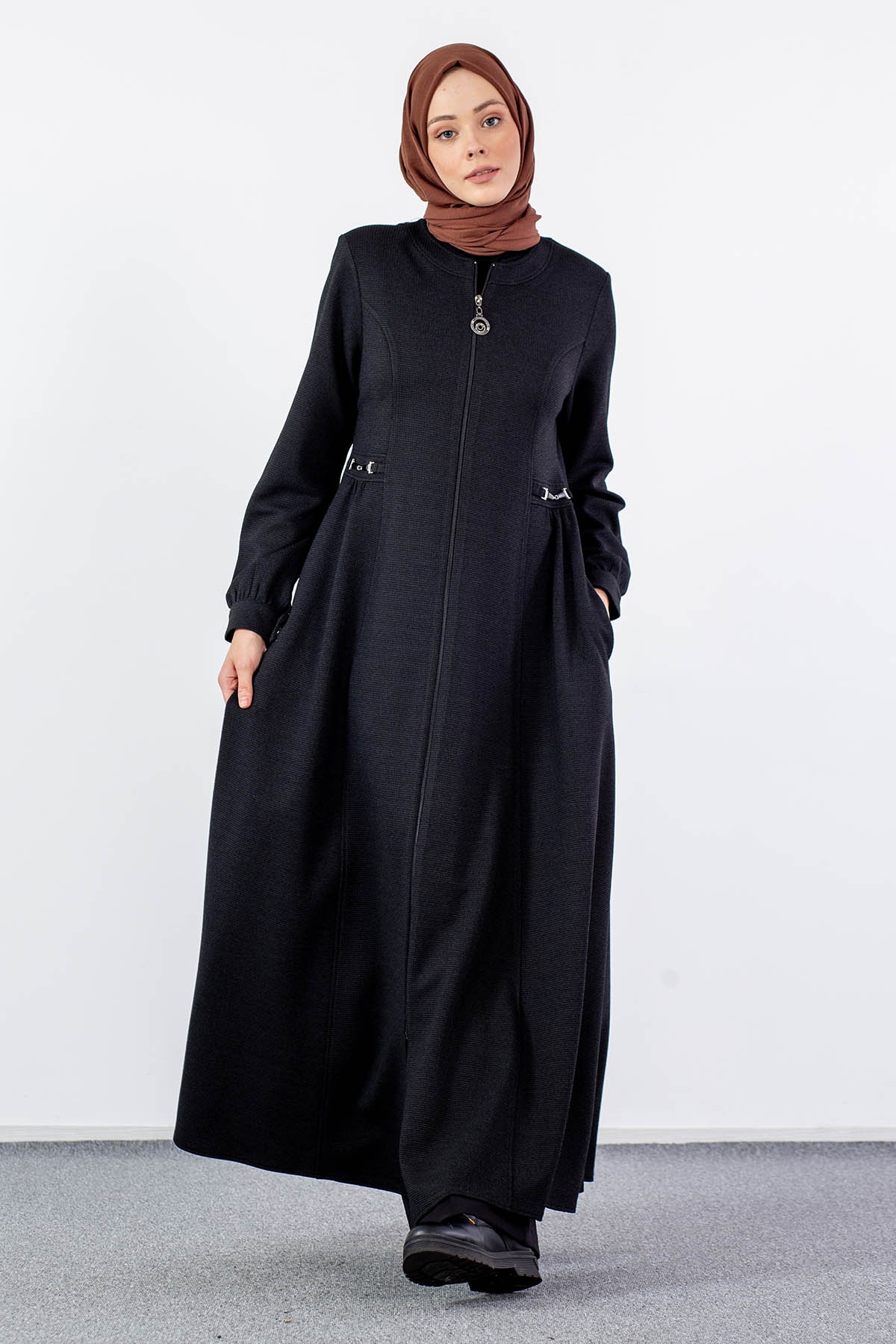 1239 Ferace 42-52 Luna - Siyah - 2