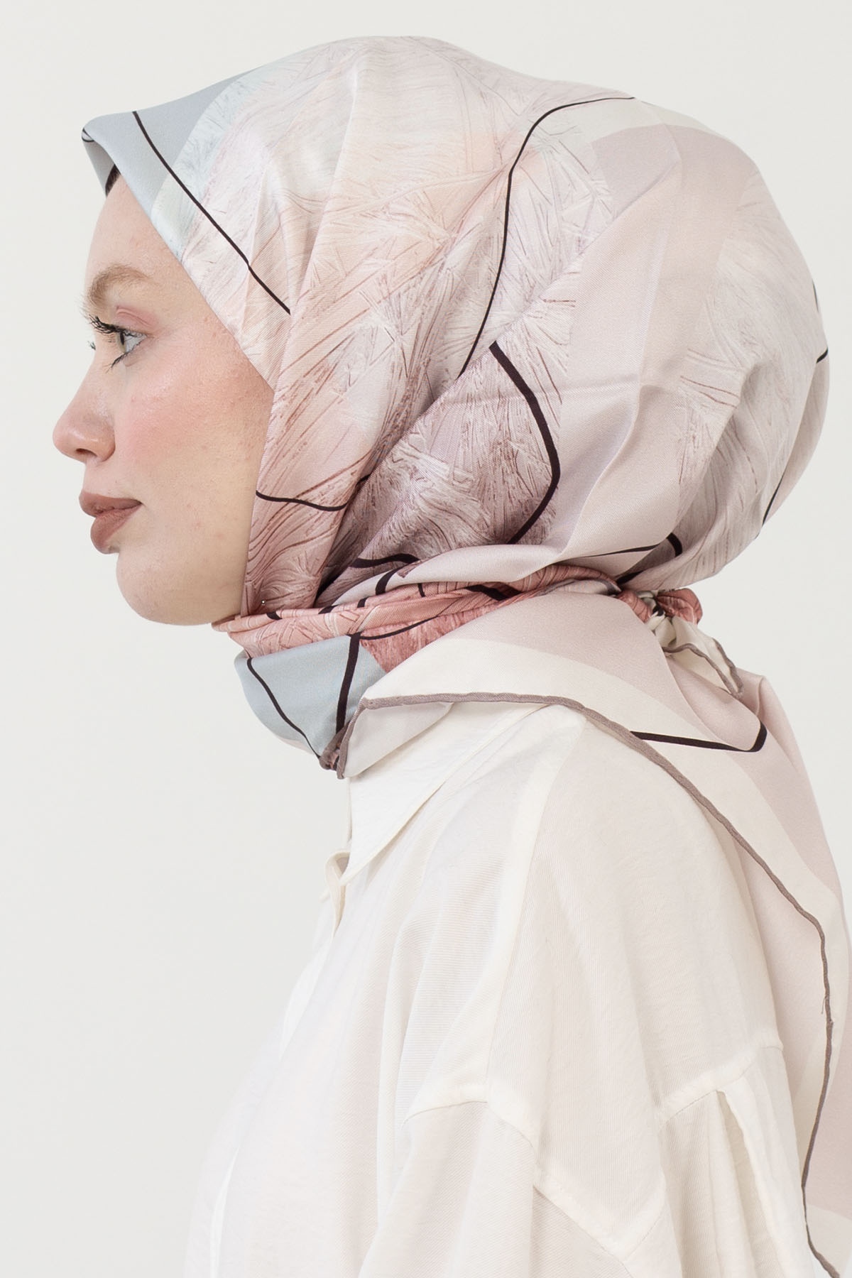 12790 İpek Eşarp Tvil - Vizon_pudra - 3