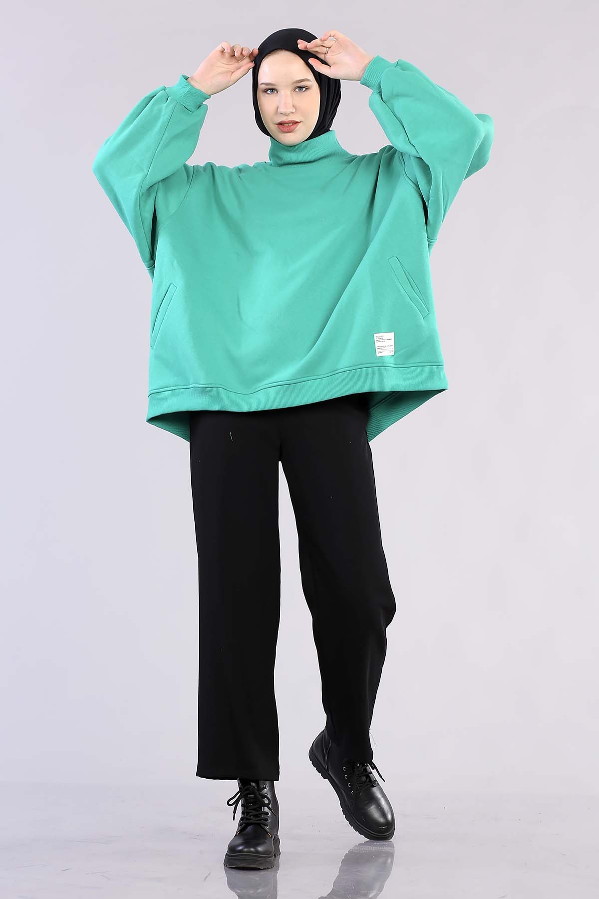 1305 Yarim Balikçi Tunik Tek - Benetton - 2