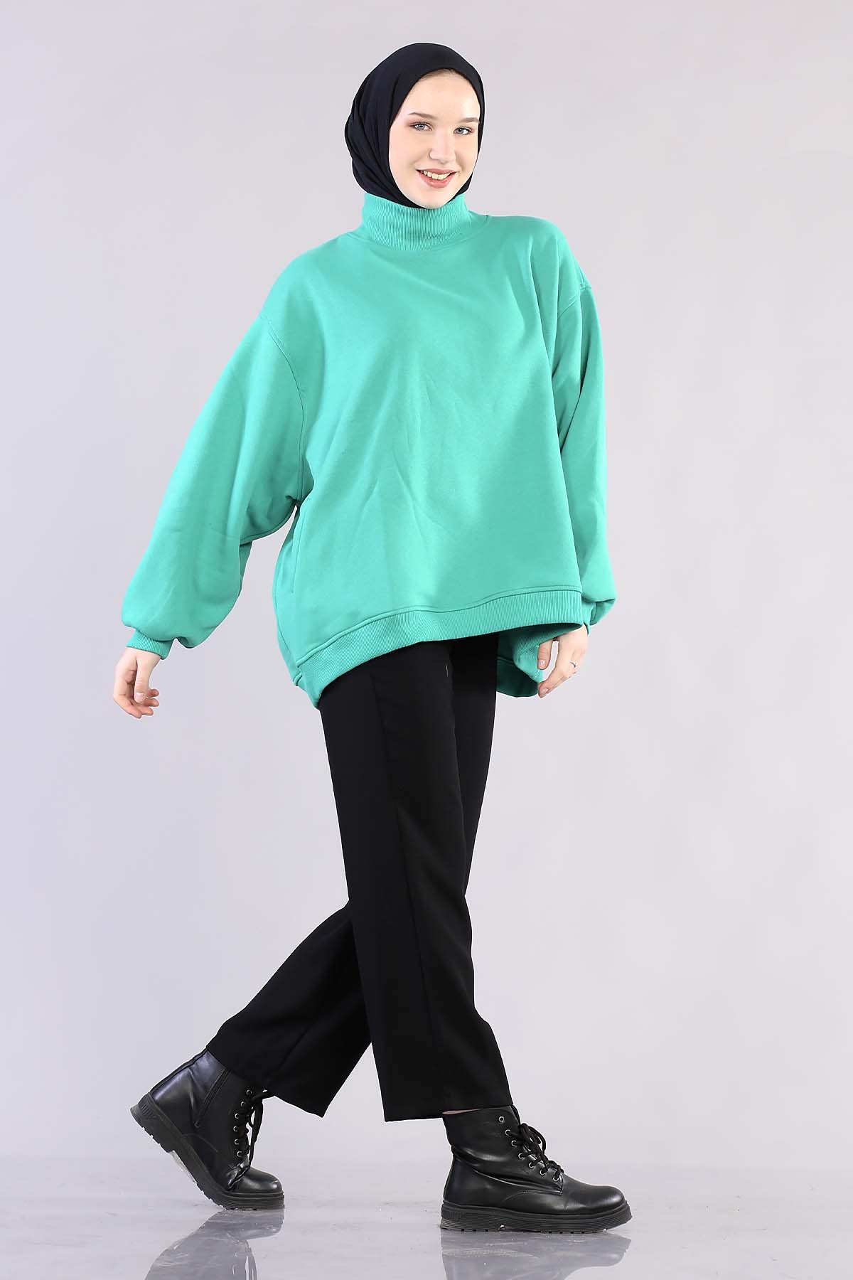 1305 Yarim Balikçi Tunik Tek - Benetton - 3