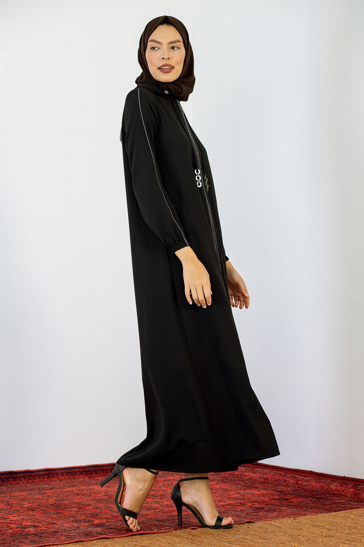 137 Biye Ferace 40-52 - Siyah - 2