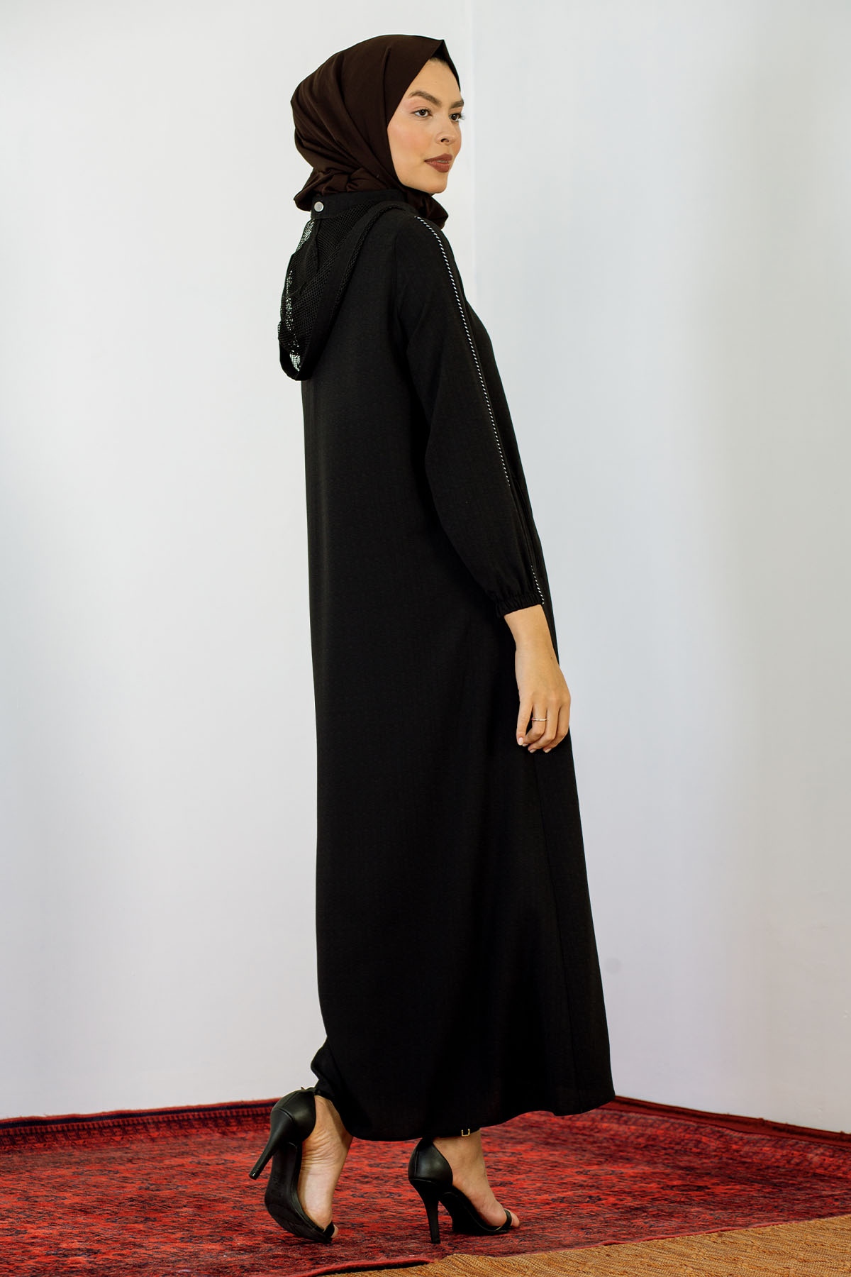 137 Biye Ferace 40-52 - Siyah - 3