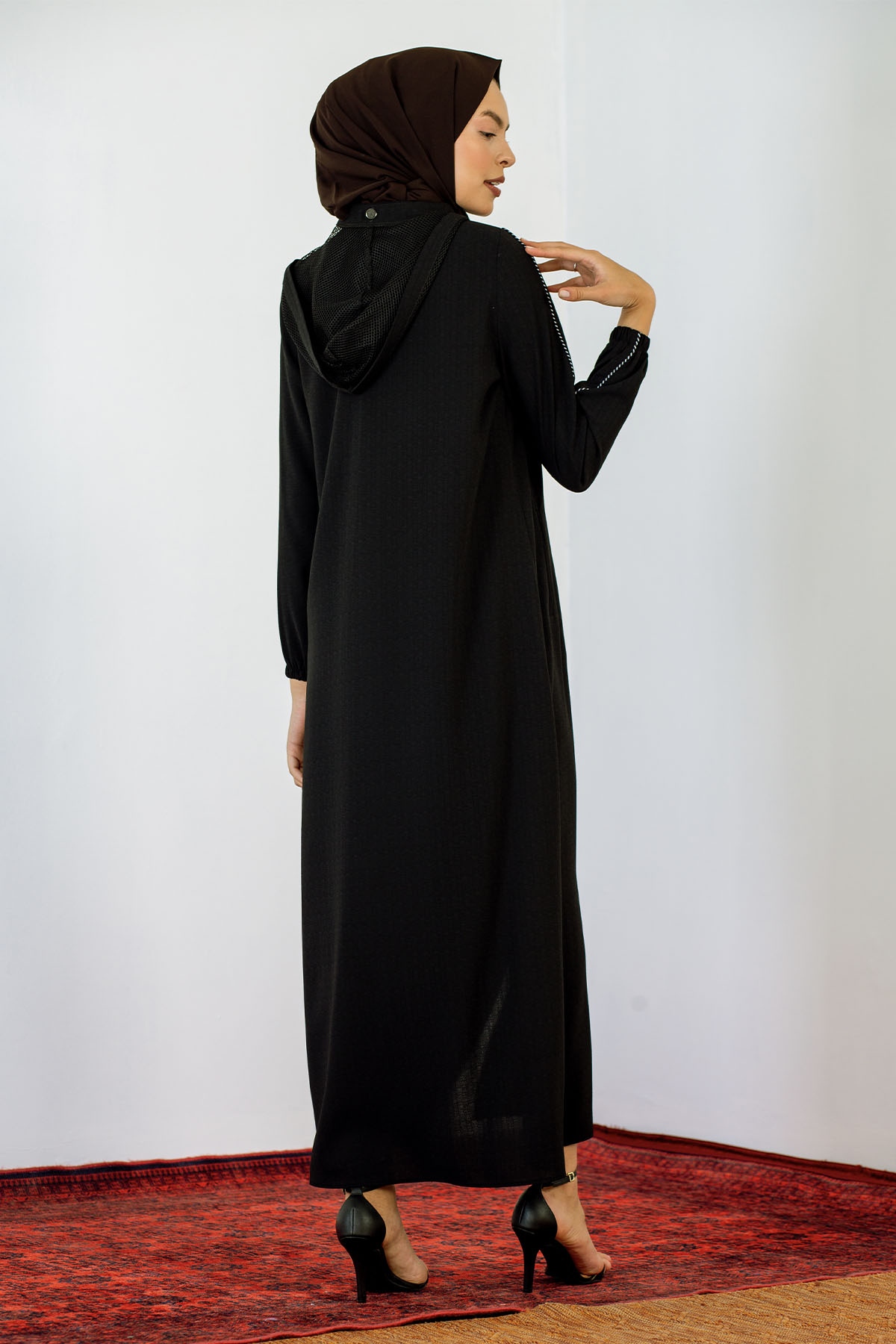 137 Biye Ferace 40-52 - Siyah - 4