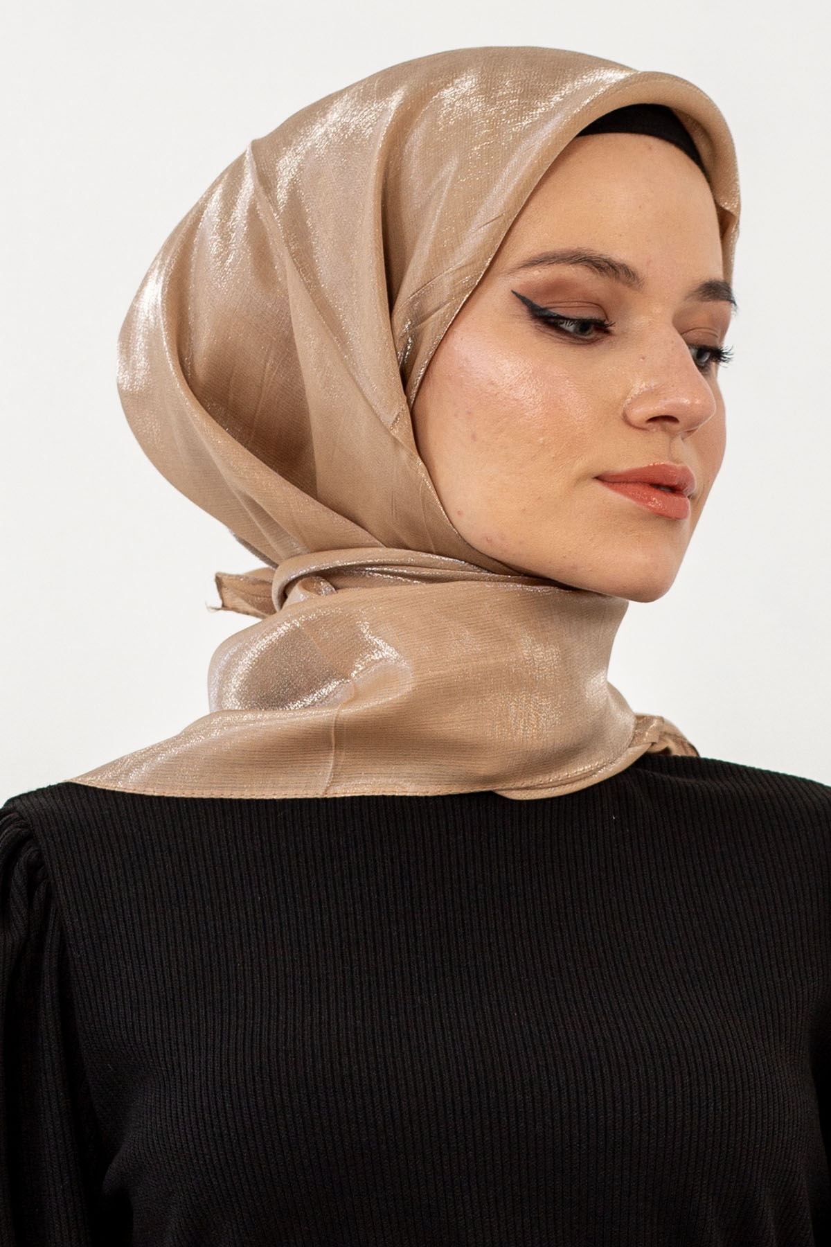 14165 Pirilti Eşarp - Vizon - 2