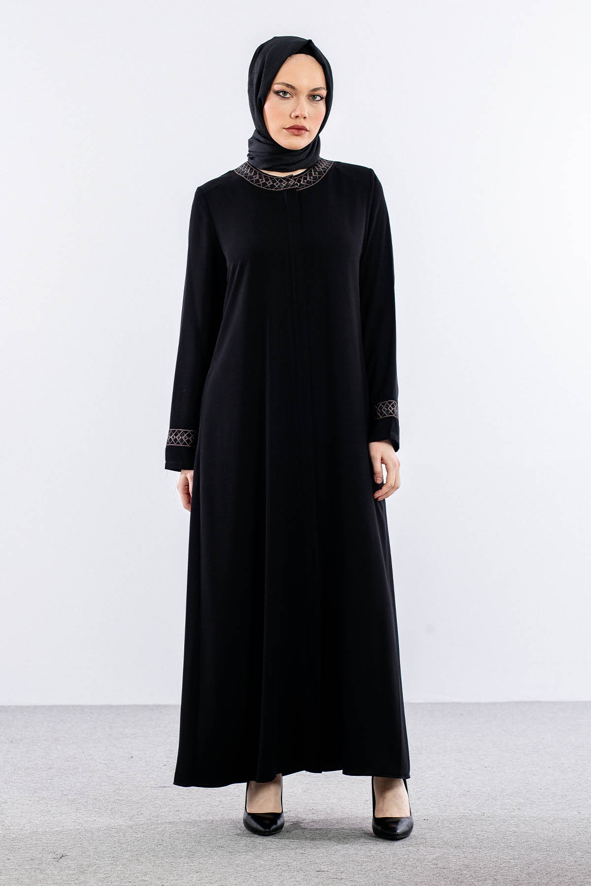 1505 Ferzin Ferace 46-56 - Siyah - 1