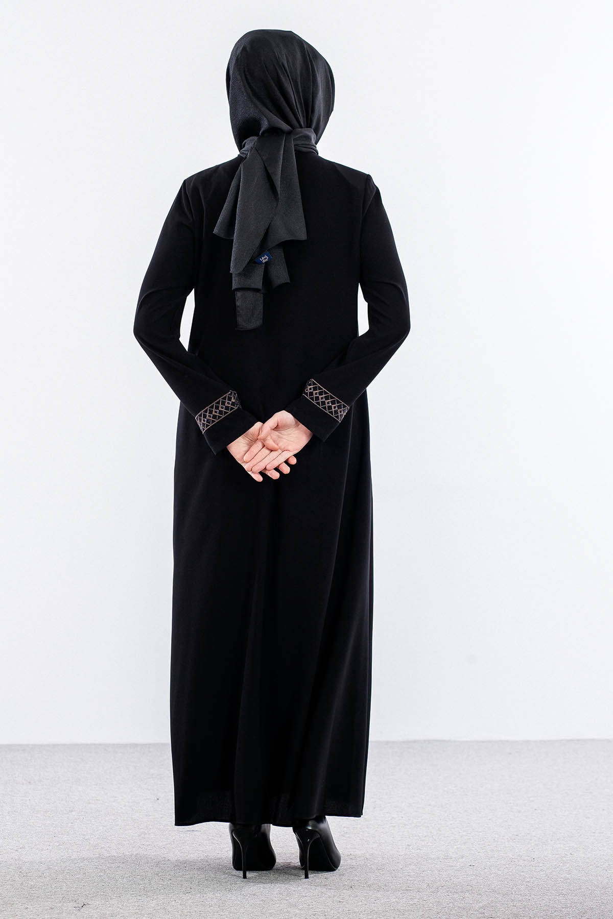 1505 Ferzin Ferace 46-56 - Siyah - 4