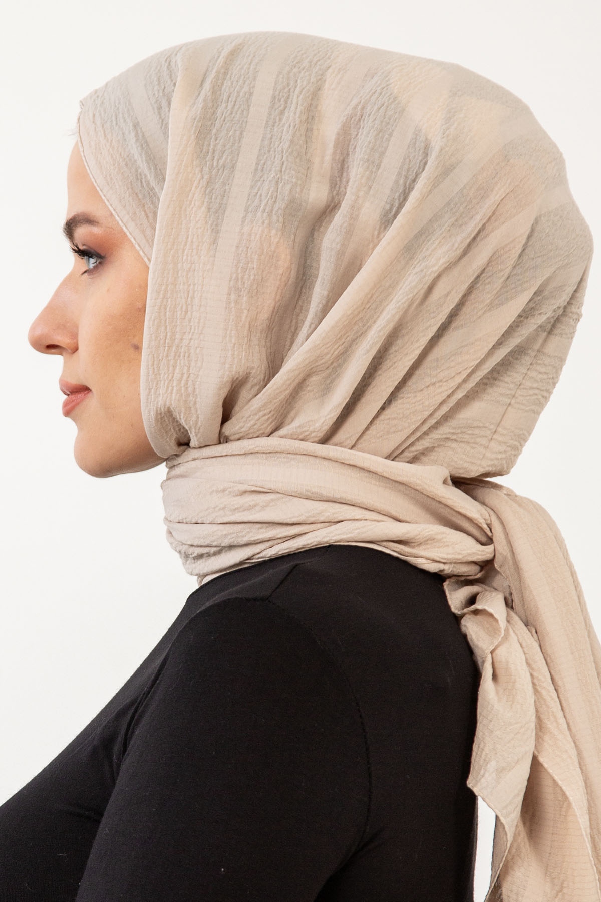 15063 Naturel Line şal - Tas - 3