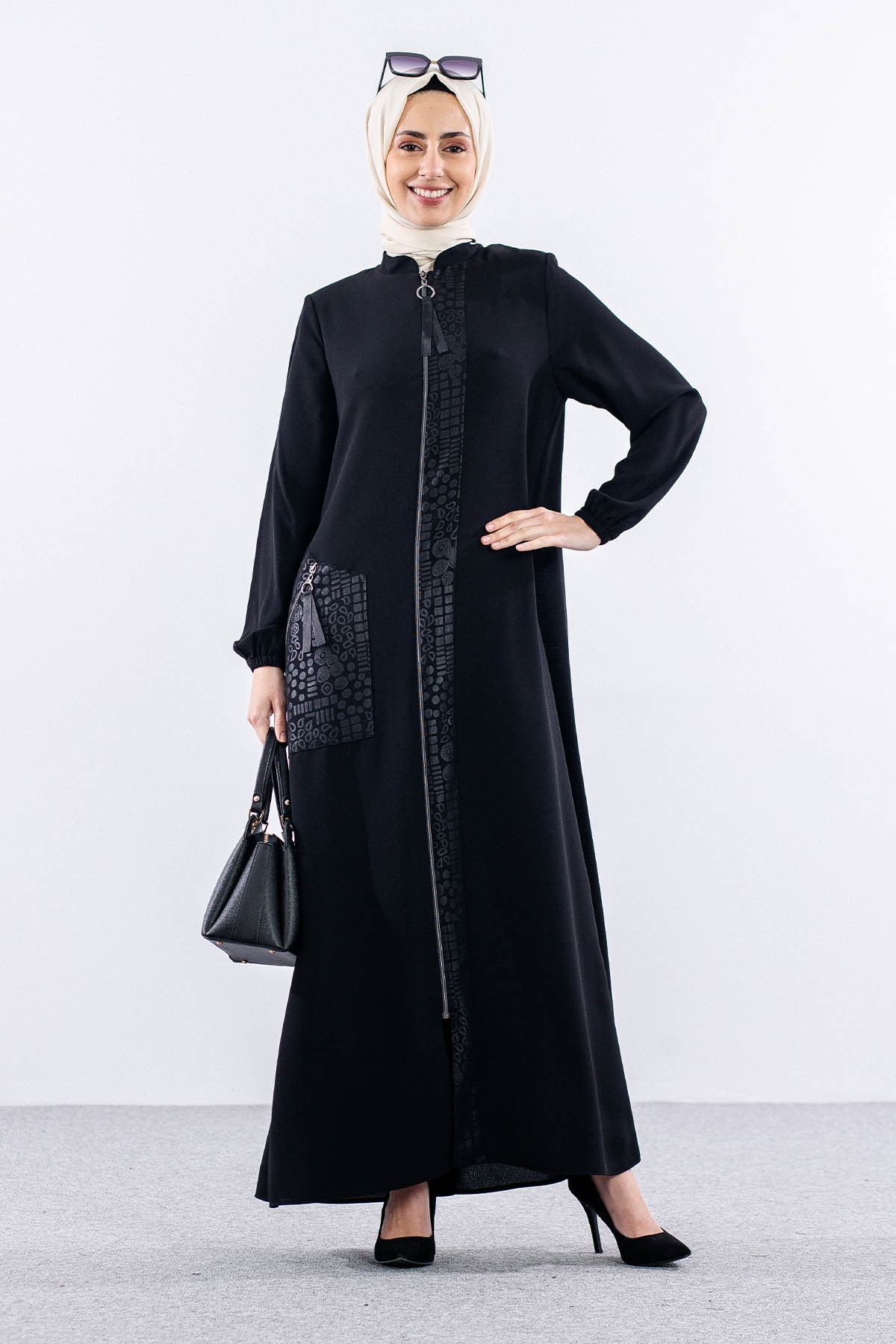 151 Ferace 40-50 Petek - Siyah - 1