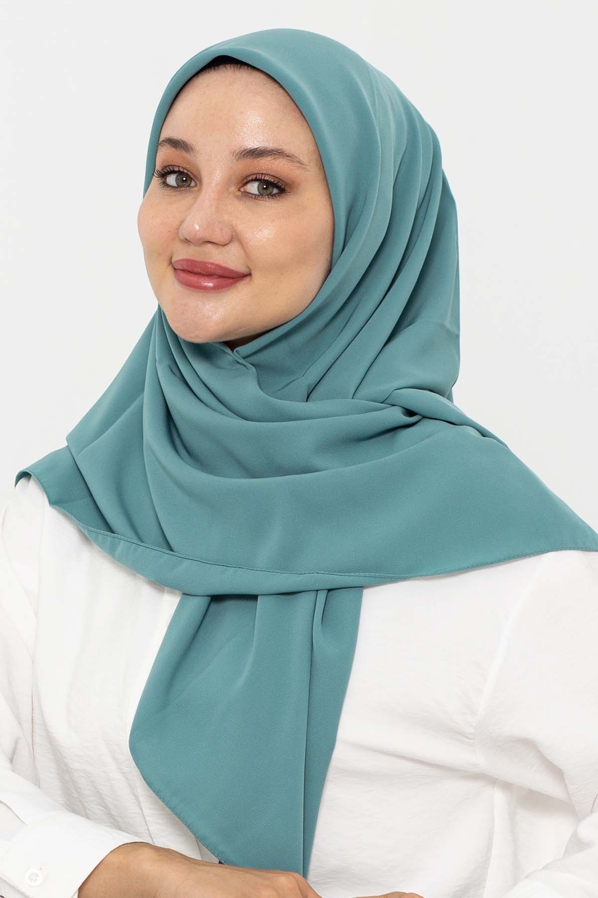 15263 Medine İpeği Eşarp - Mint - 1