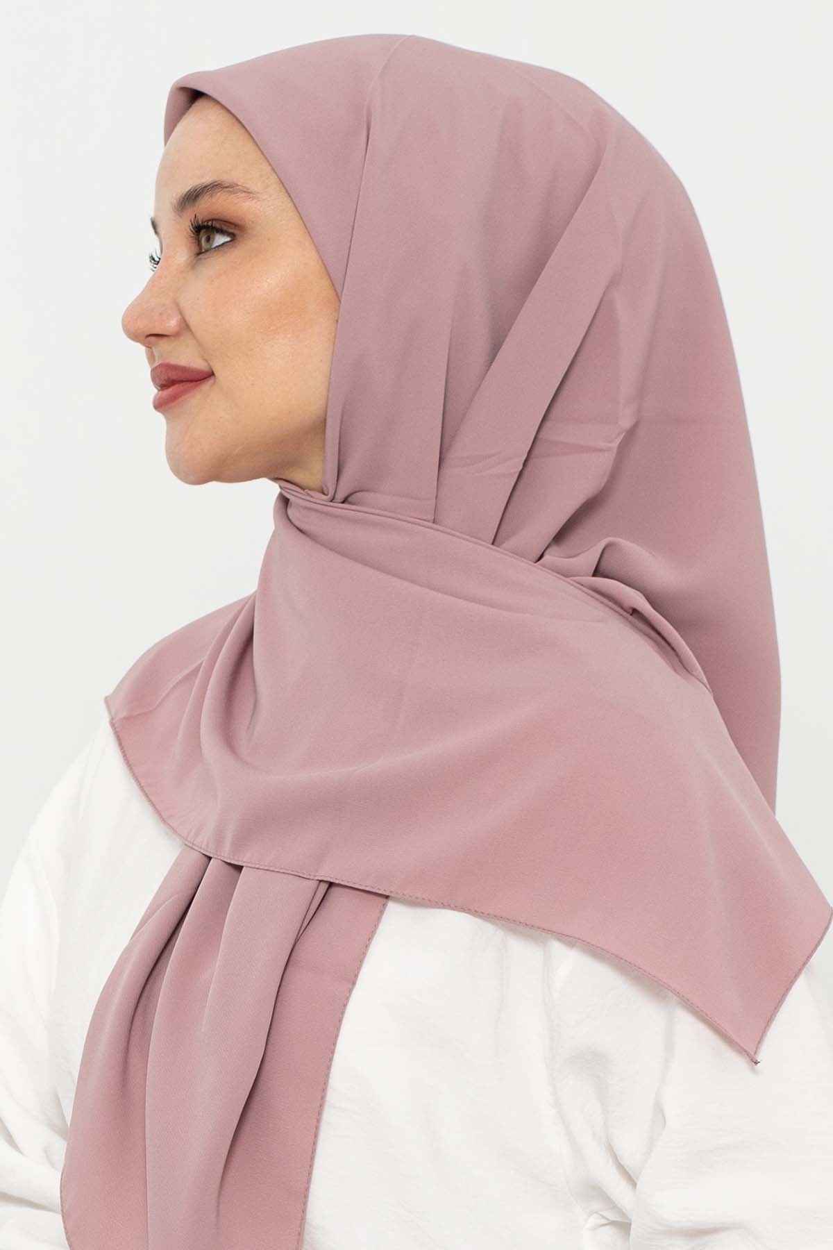 15263 Medine İpeği Eşarp - Pudra - 3