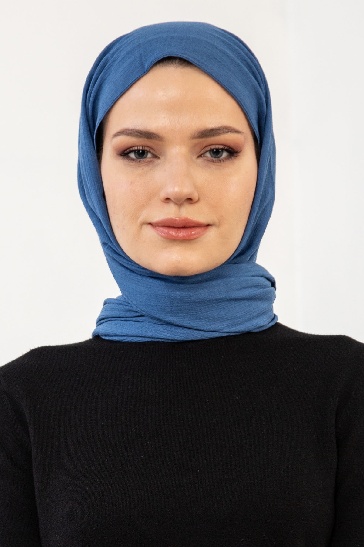 15713 Krinkil şal - Indigo - 1