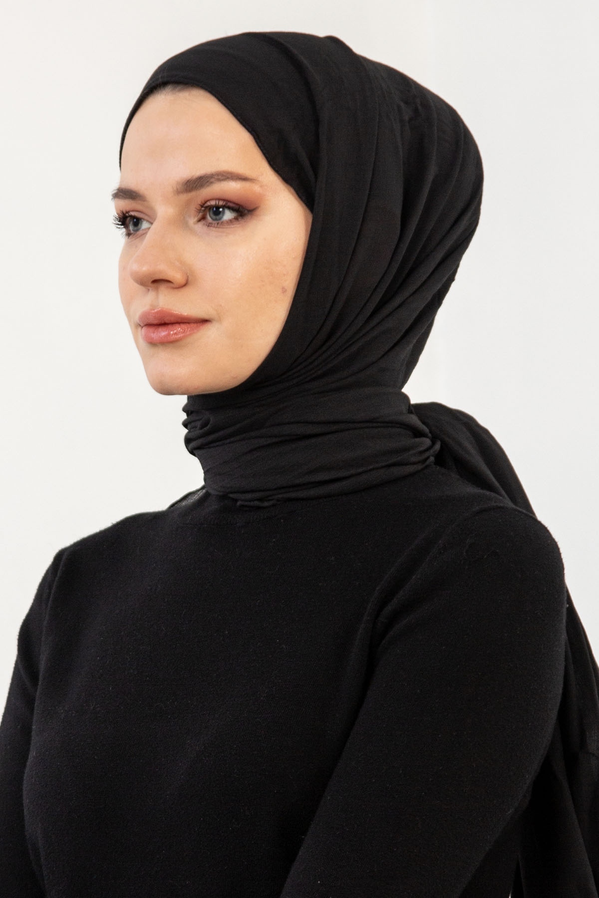 15713 Krinkil şal - Siyah - 2