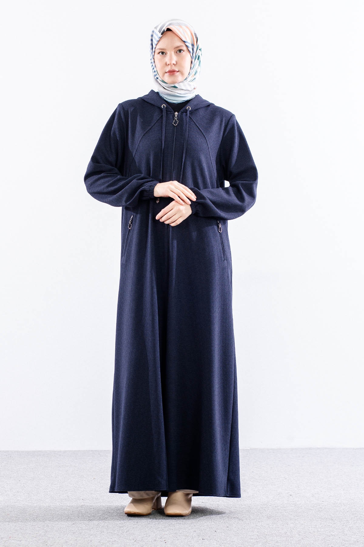 1597 Ferace 44-54 Nur Luna Kis Kumas - Lacivert - 1