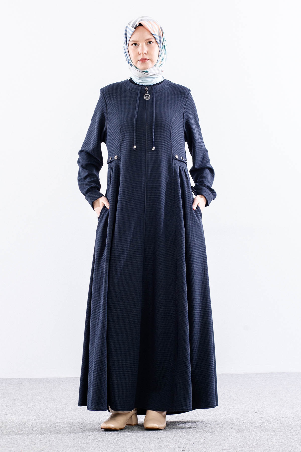 1602 Ferace 42-52 Mehir Luna Kis Kumas - Lacivert - 1