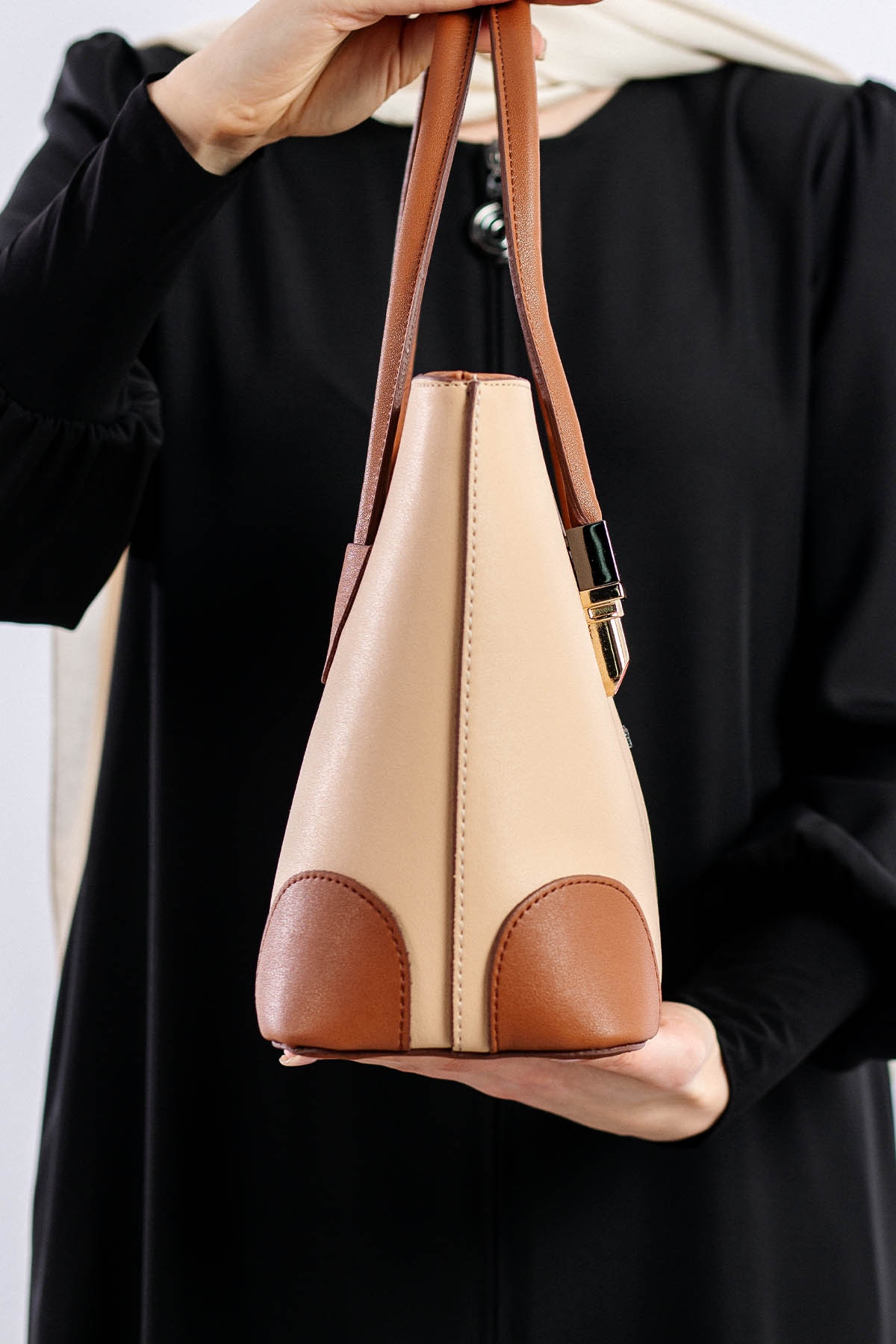 1612 Bayan çanta - Nude - 2