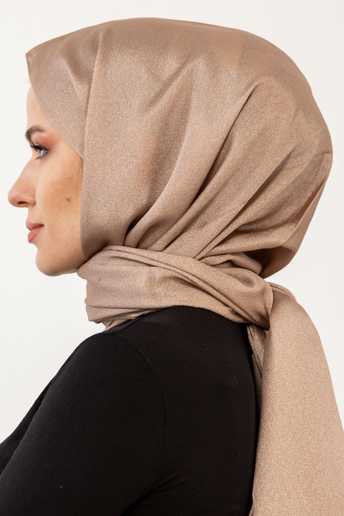 16174 Kristal Yoryo şal - Camel - 3