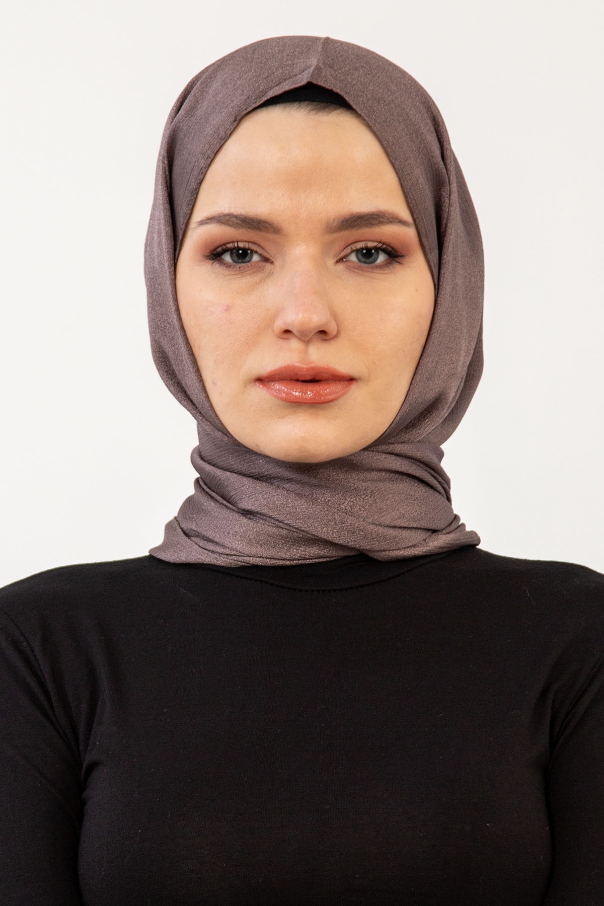 16174 Kristal Yoryo şal - Kahve - 1