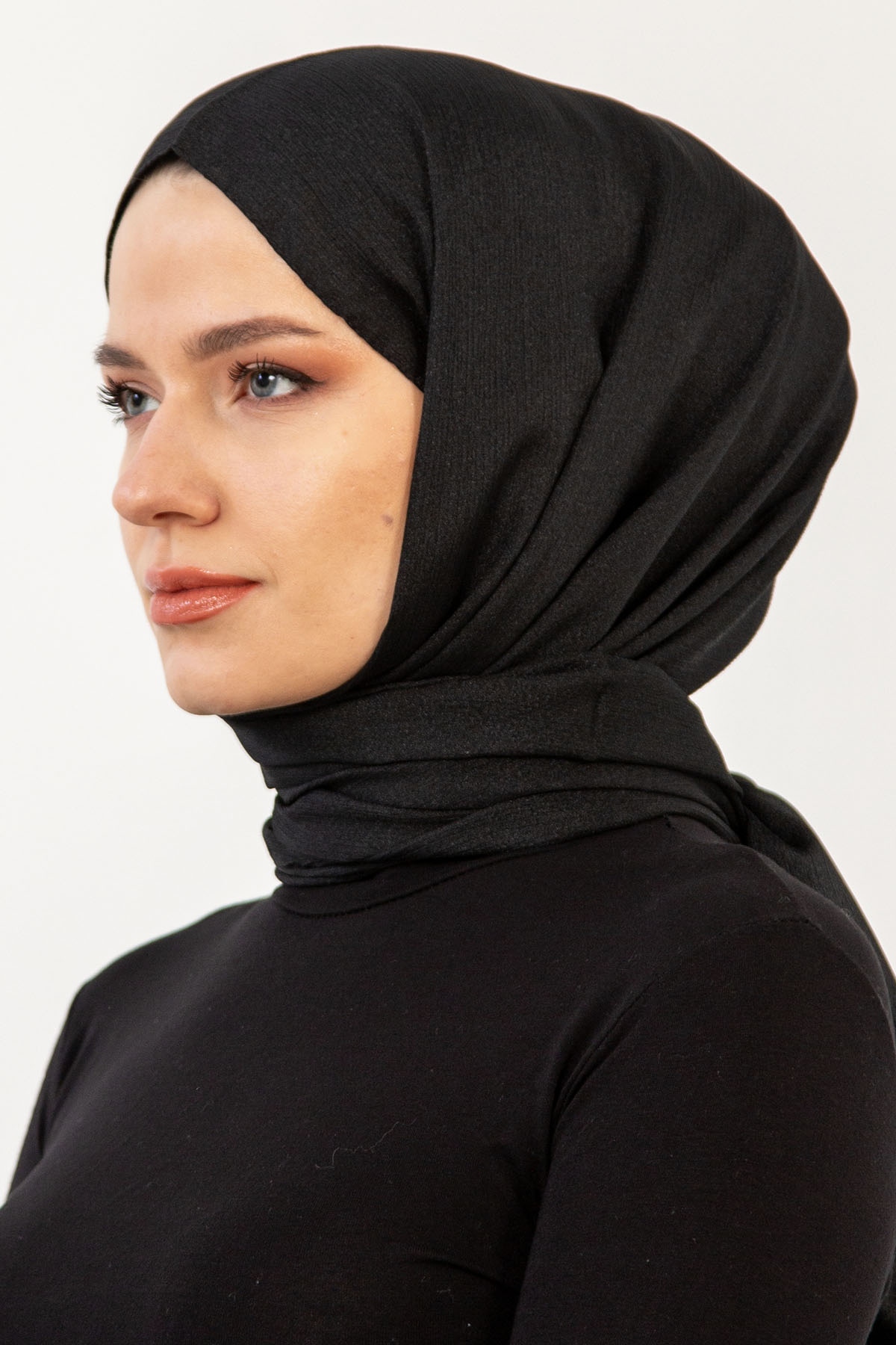 16174 Kristal Yoryo şal - Siyah - 2