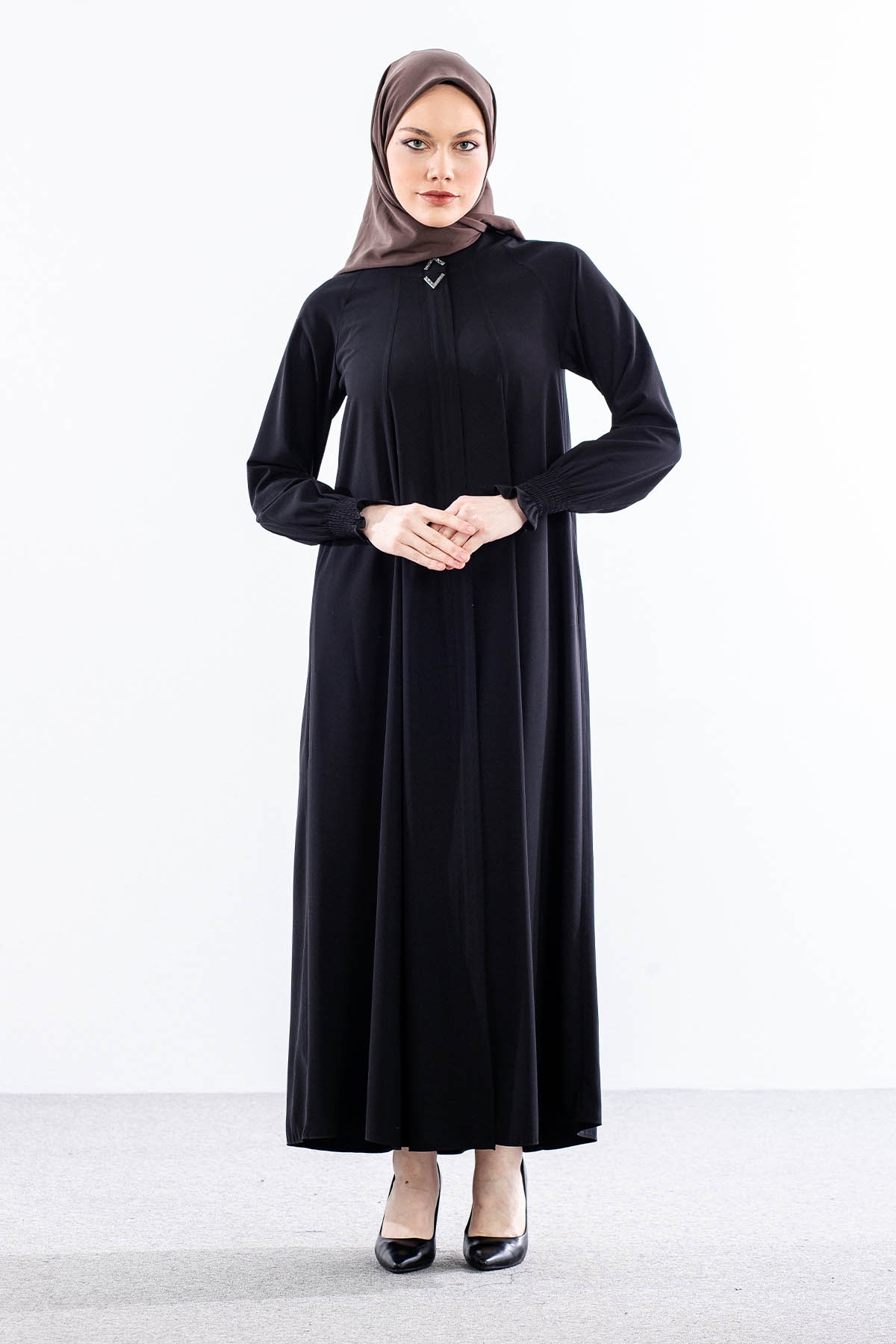 1633 Hare Panama Ferace 38-48 - Siyah - 1