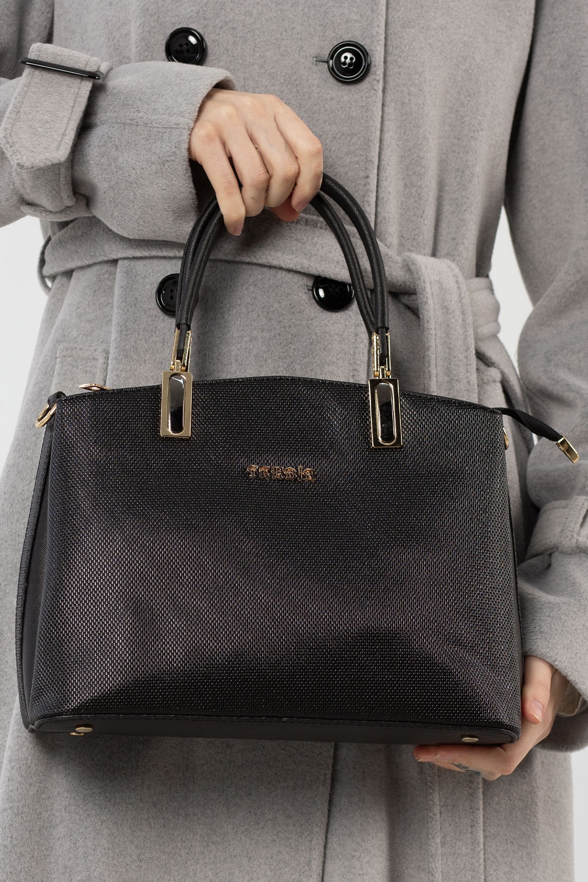 1657 Bayan çanta - Siyah - 1