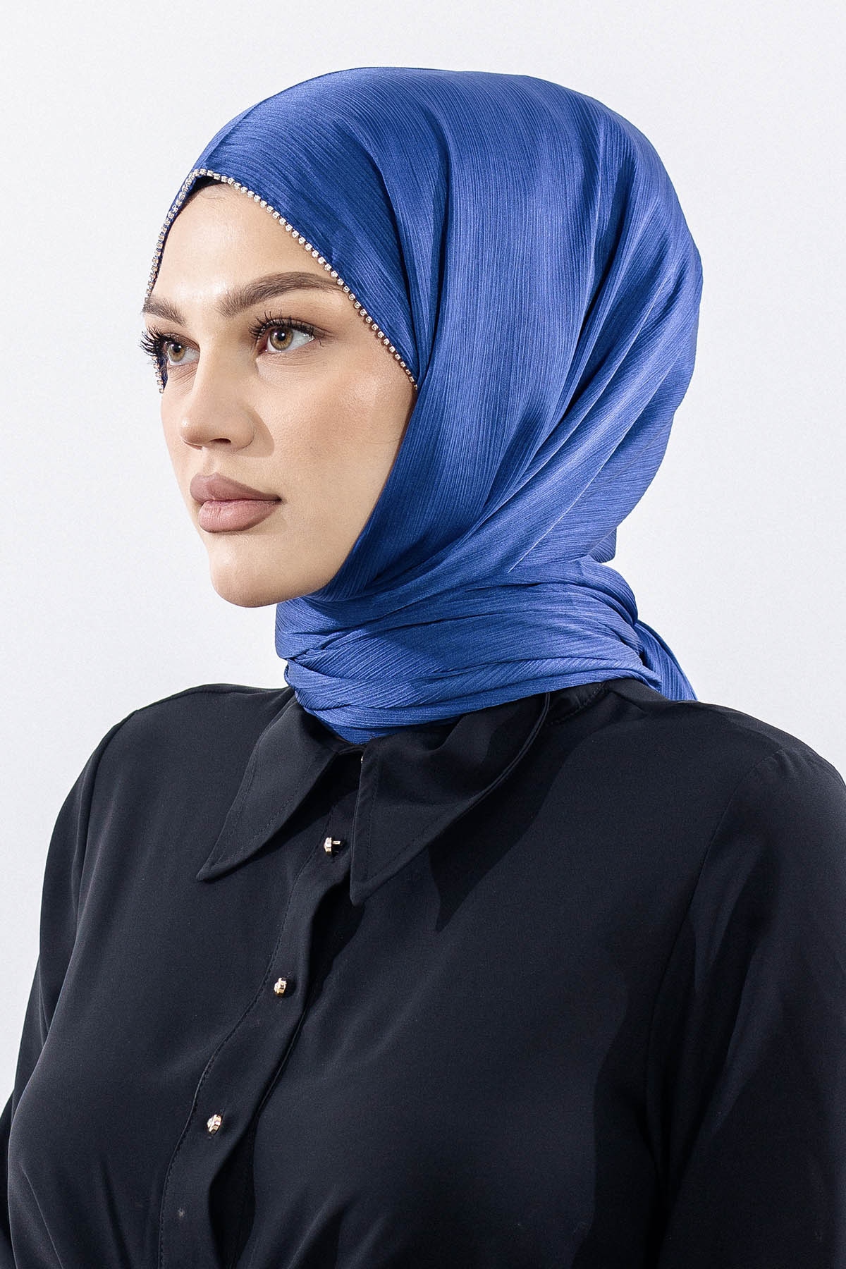 16862 Fv Taşli Brillant şal - Laci_gri - 2