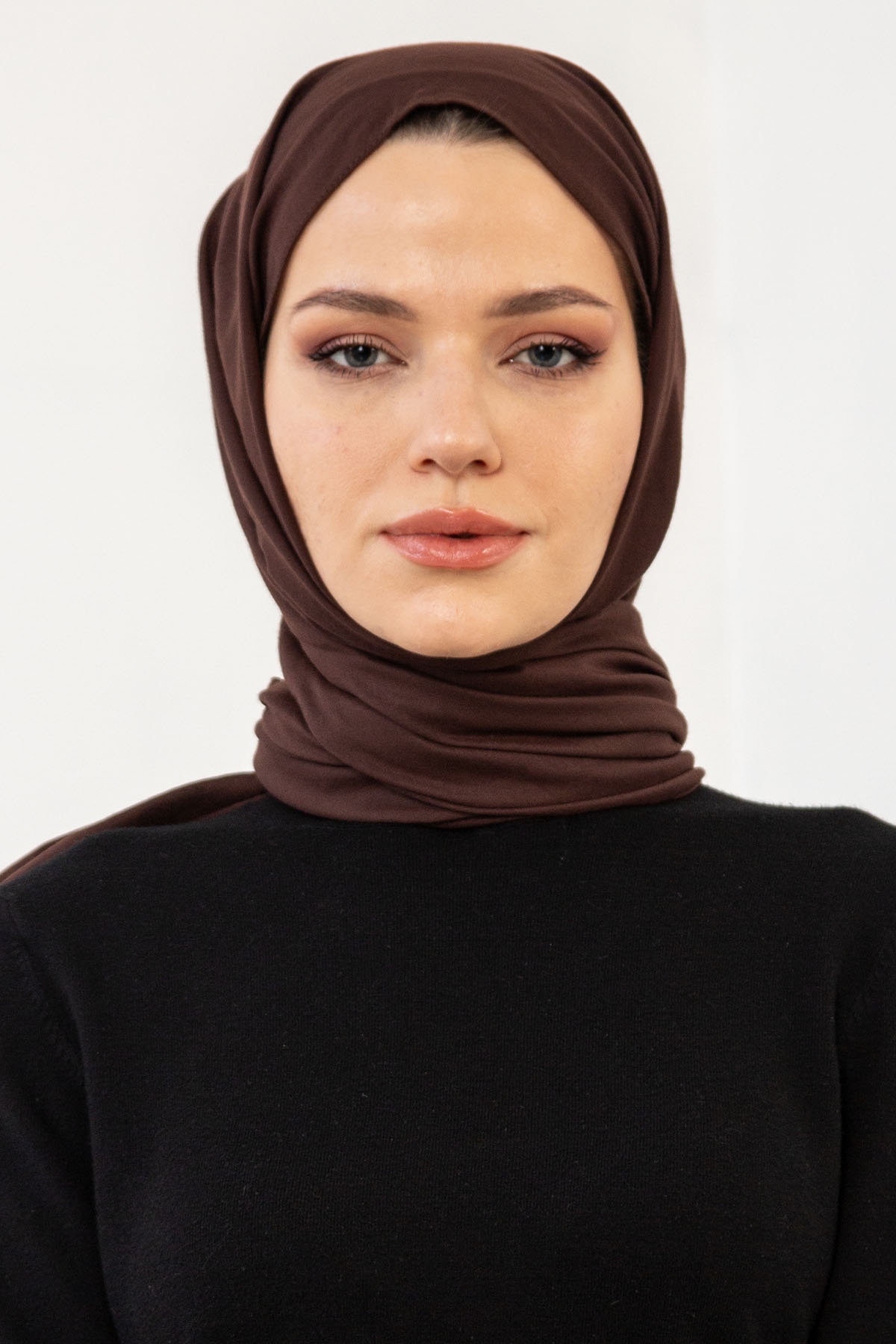 17125 Touche şal - Kahve - 1