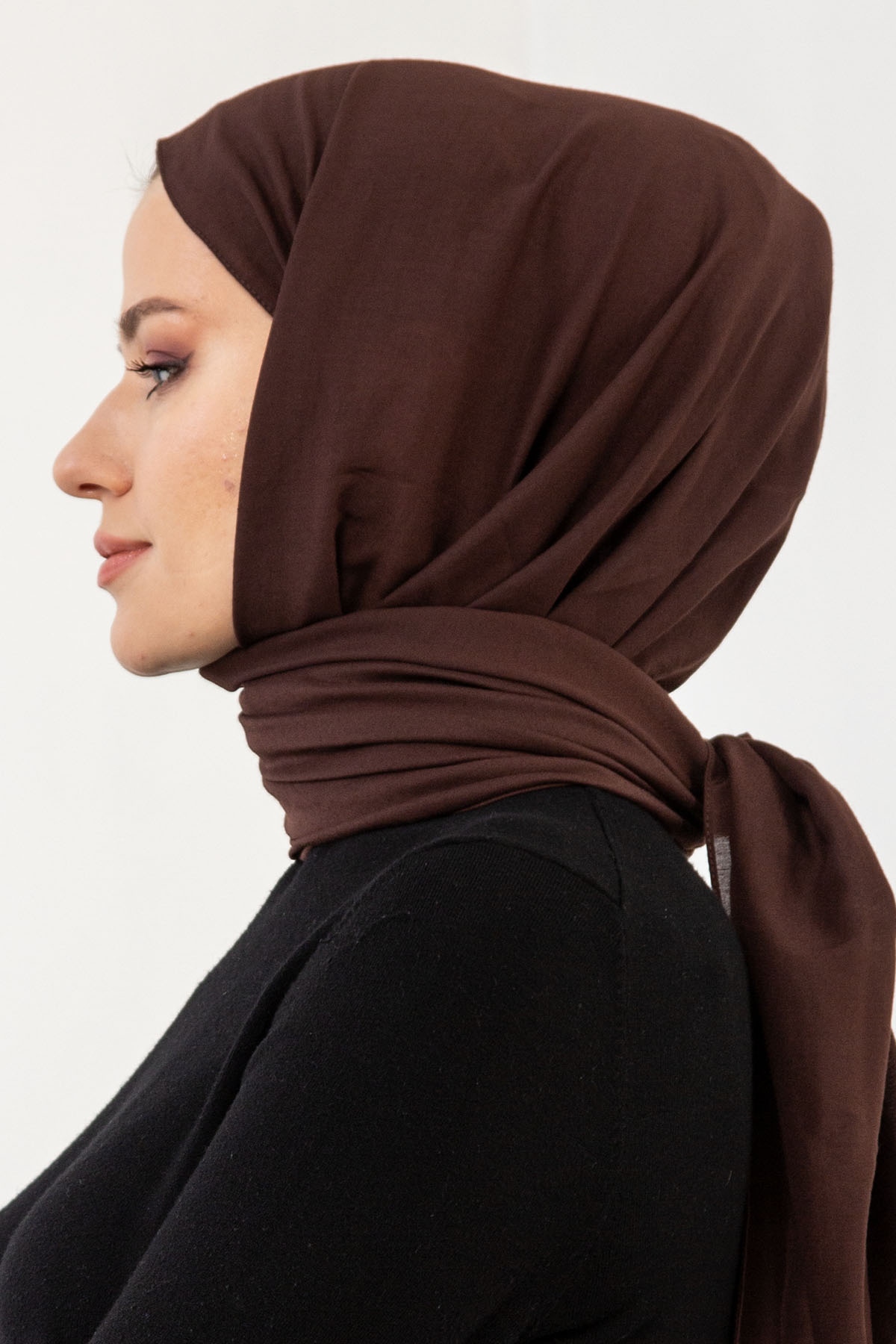 17125 Touche şal - Kahve - 3