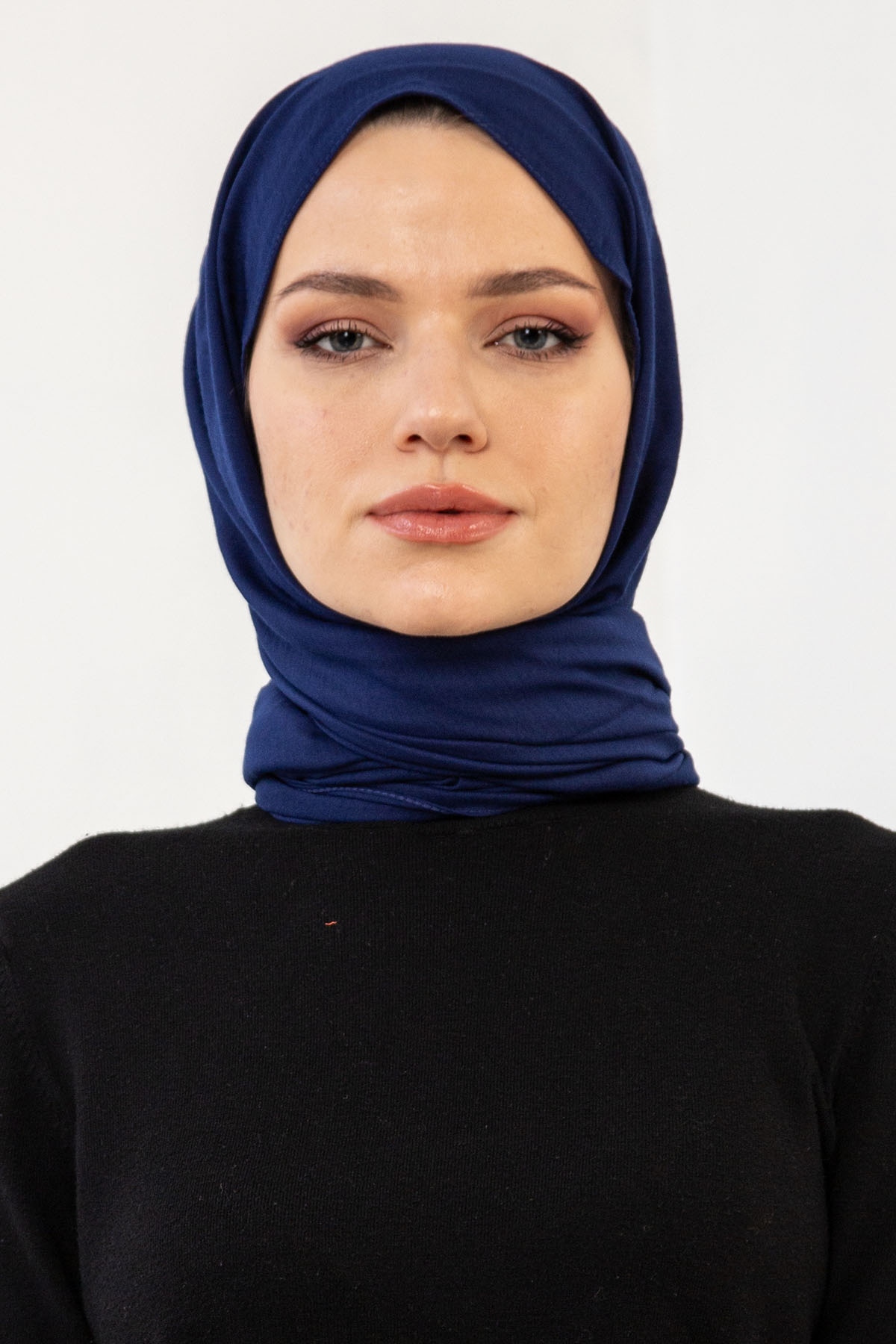 17125 Touche şal - Lacivert - 1