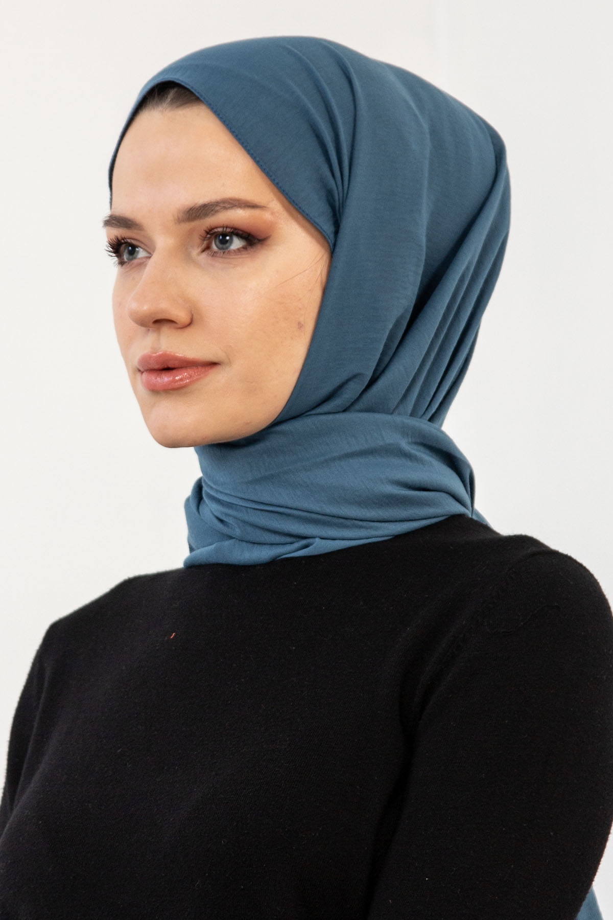 17125 Touche şal - Petrol - 2