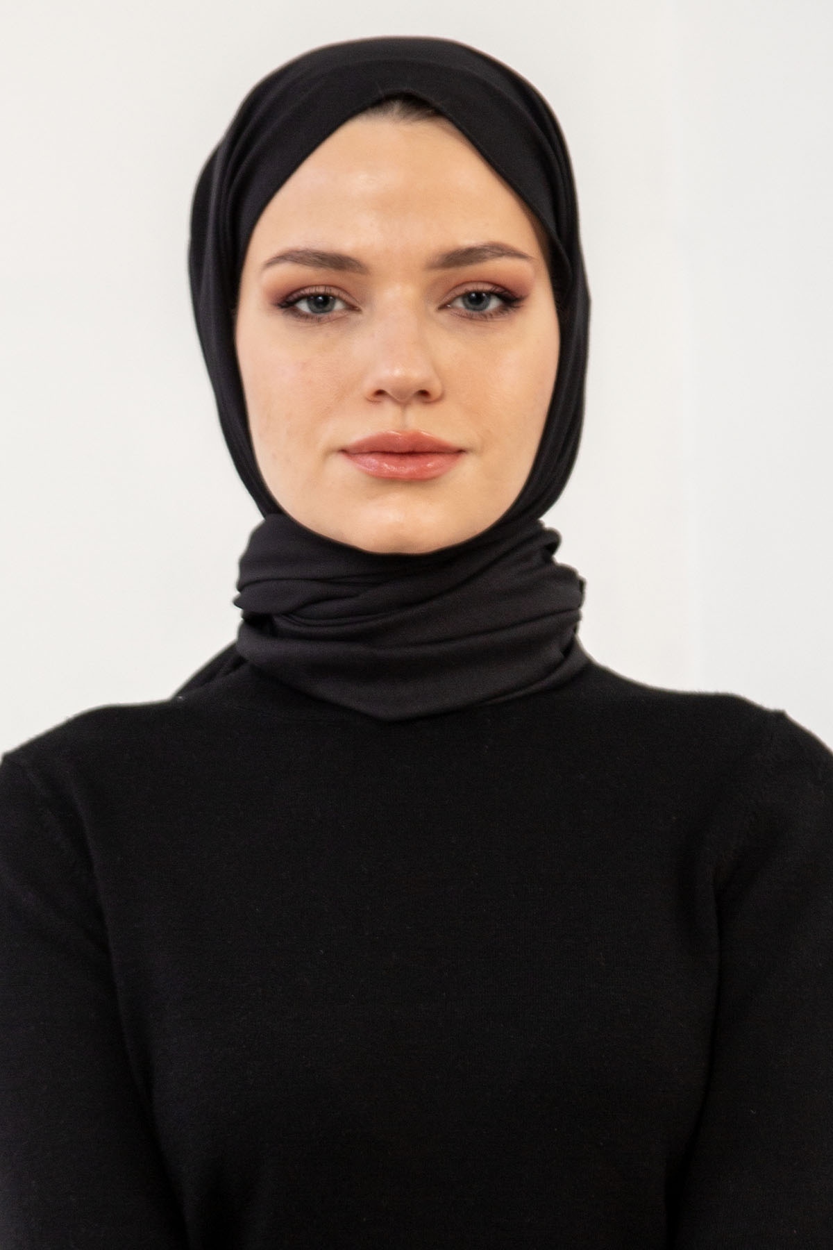 17125 Touche şal - Siyah - 1