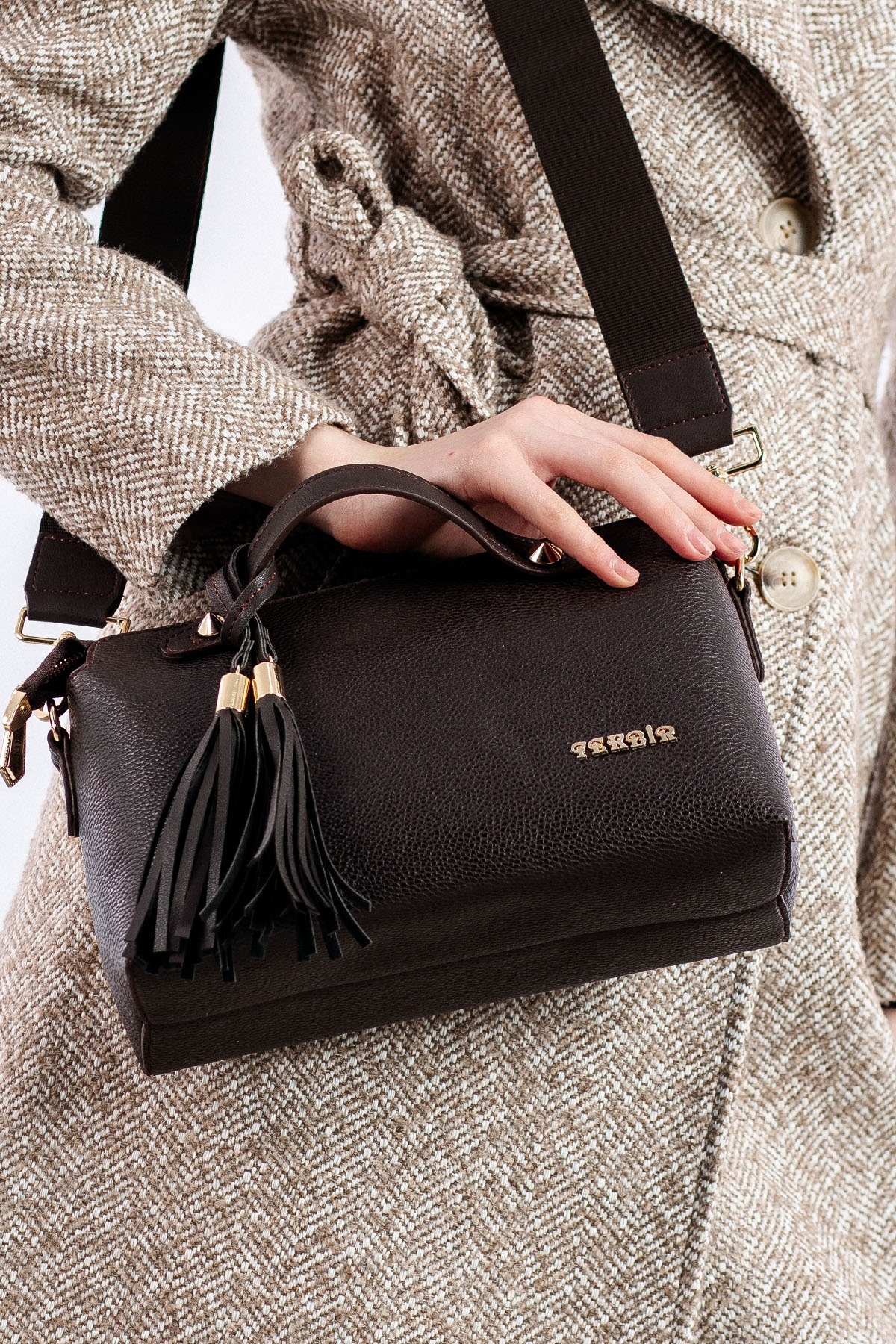 1778 Byn çanta - Kahve - 4