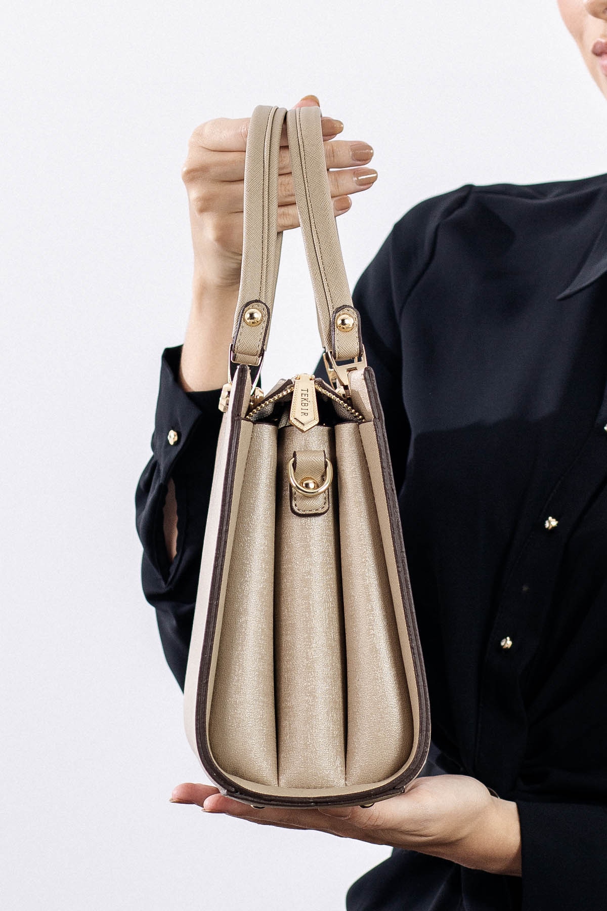 1792 şik Bayan çanta - K_bej - 2