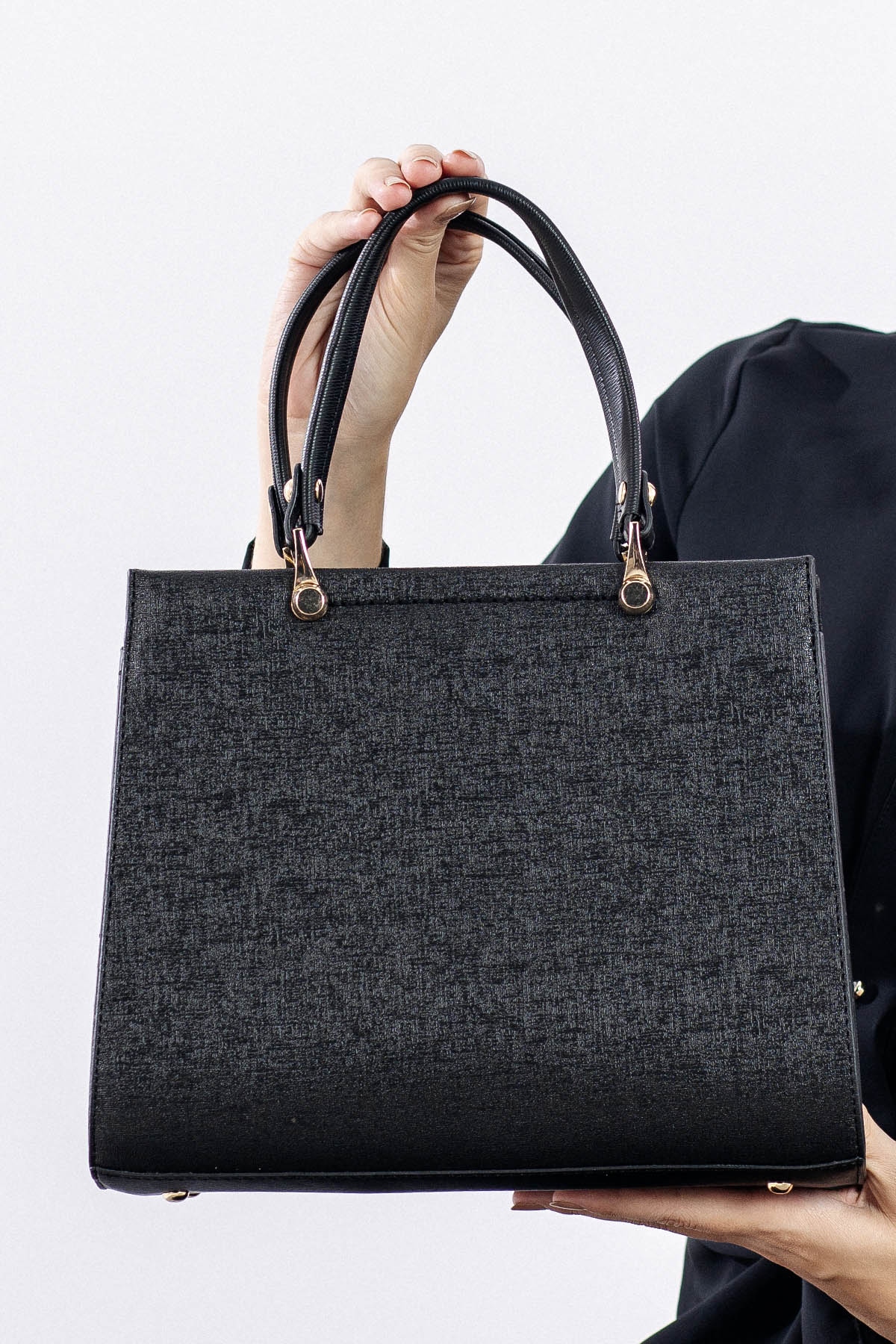 1792 şik Bayan çanta - Siyah - 3