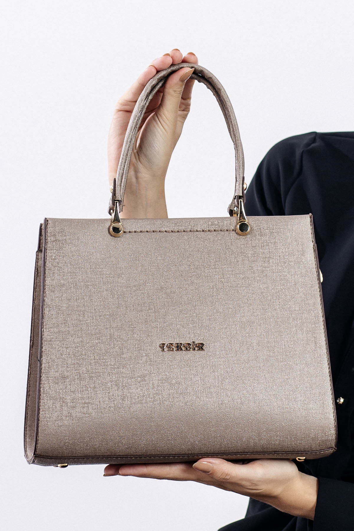 1792 şik Bayan çanta - Vizon - 1