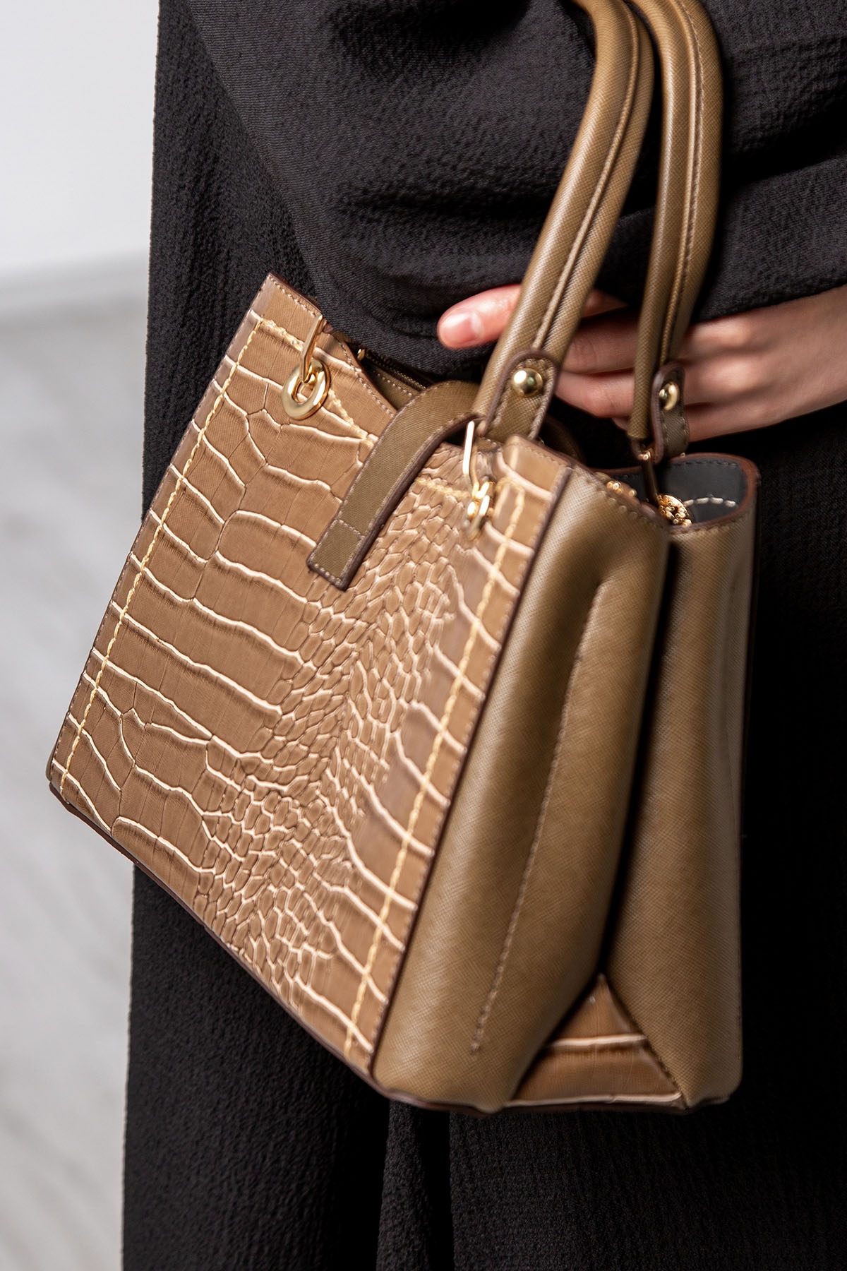 1801 çanta - Vizon - 2