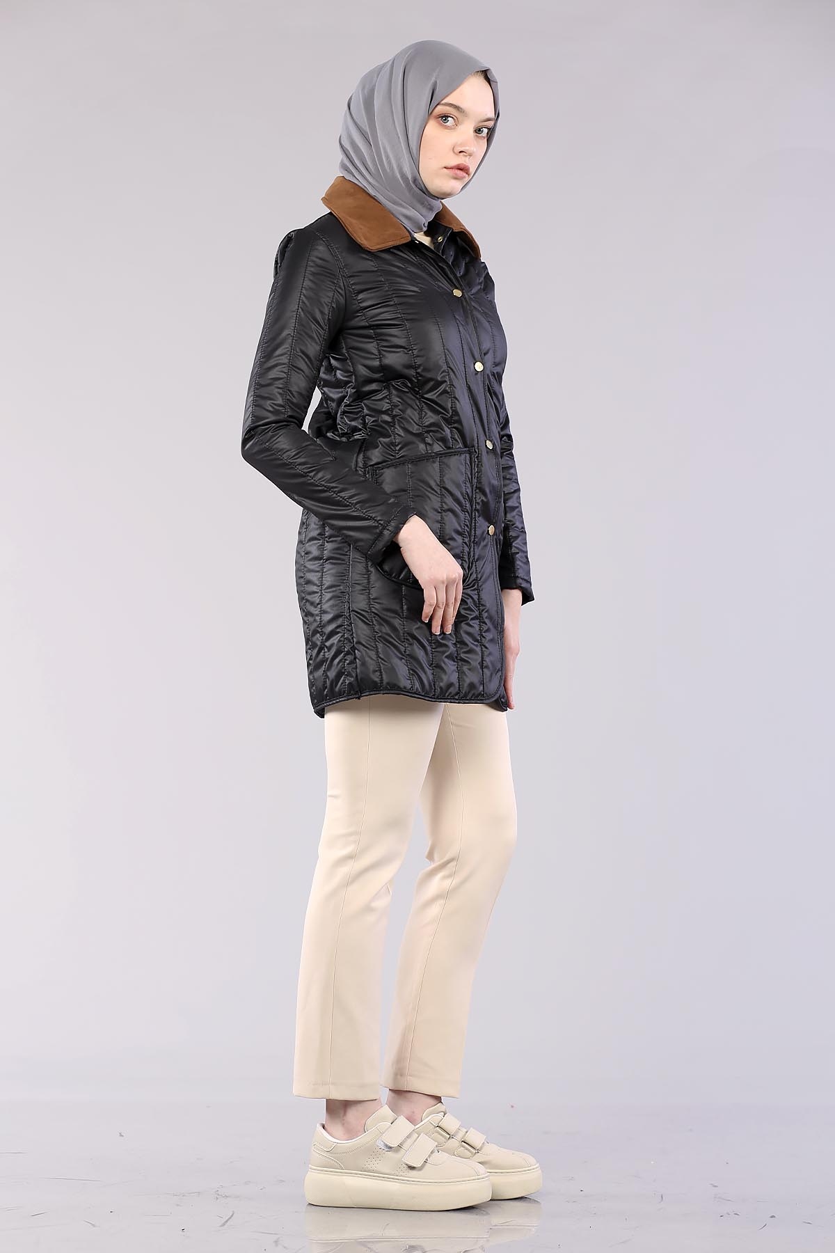 1811 şişme Kap S-m-l - Siyah - 3